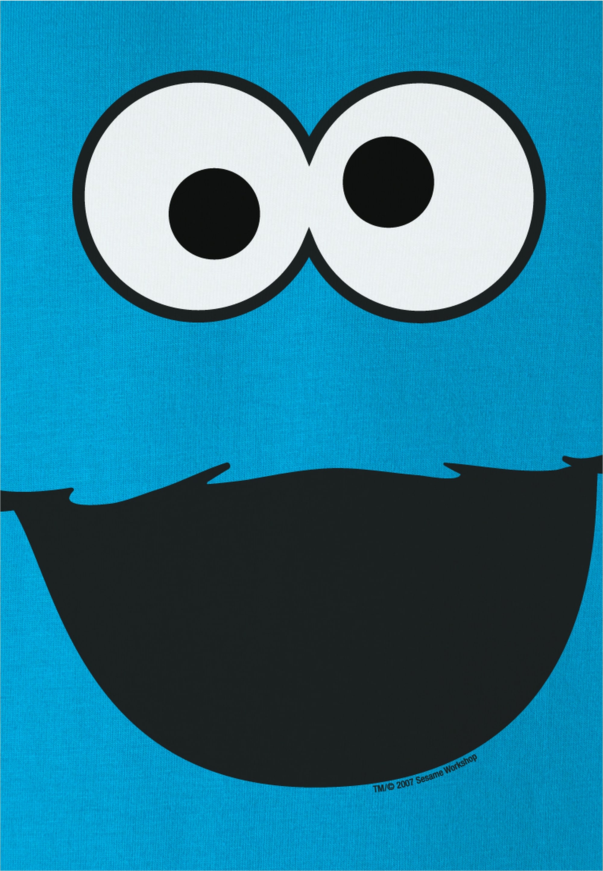 LOGOSHIRT T-Shirt »Krümelmonster - Sesamstrasse« mit Retro-Print