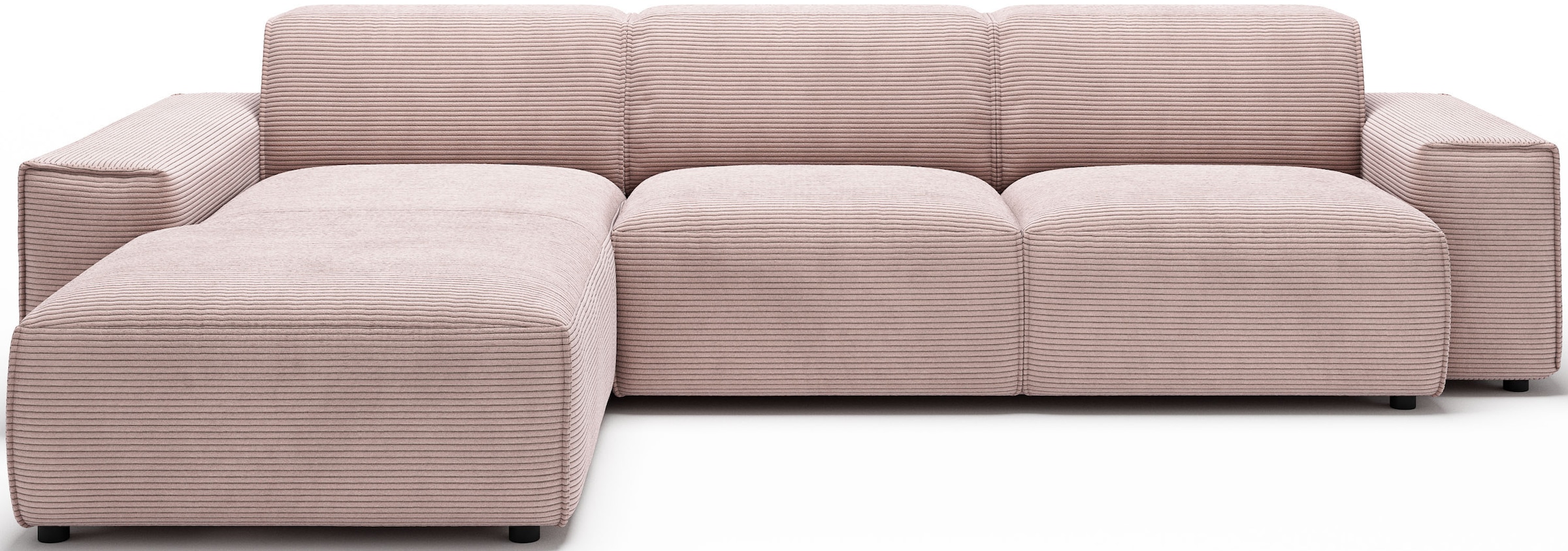 andas Ecksofa »Glimminge auch in Breitcord, Feincord, Bouclé + Easy care-Bezug«, L-Form, Breite 294, Zierkissen