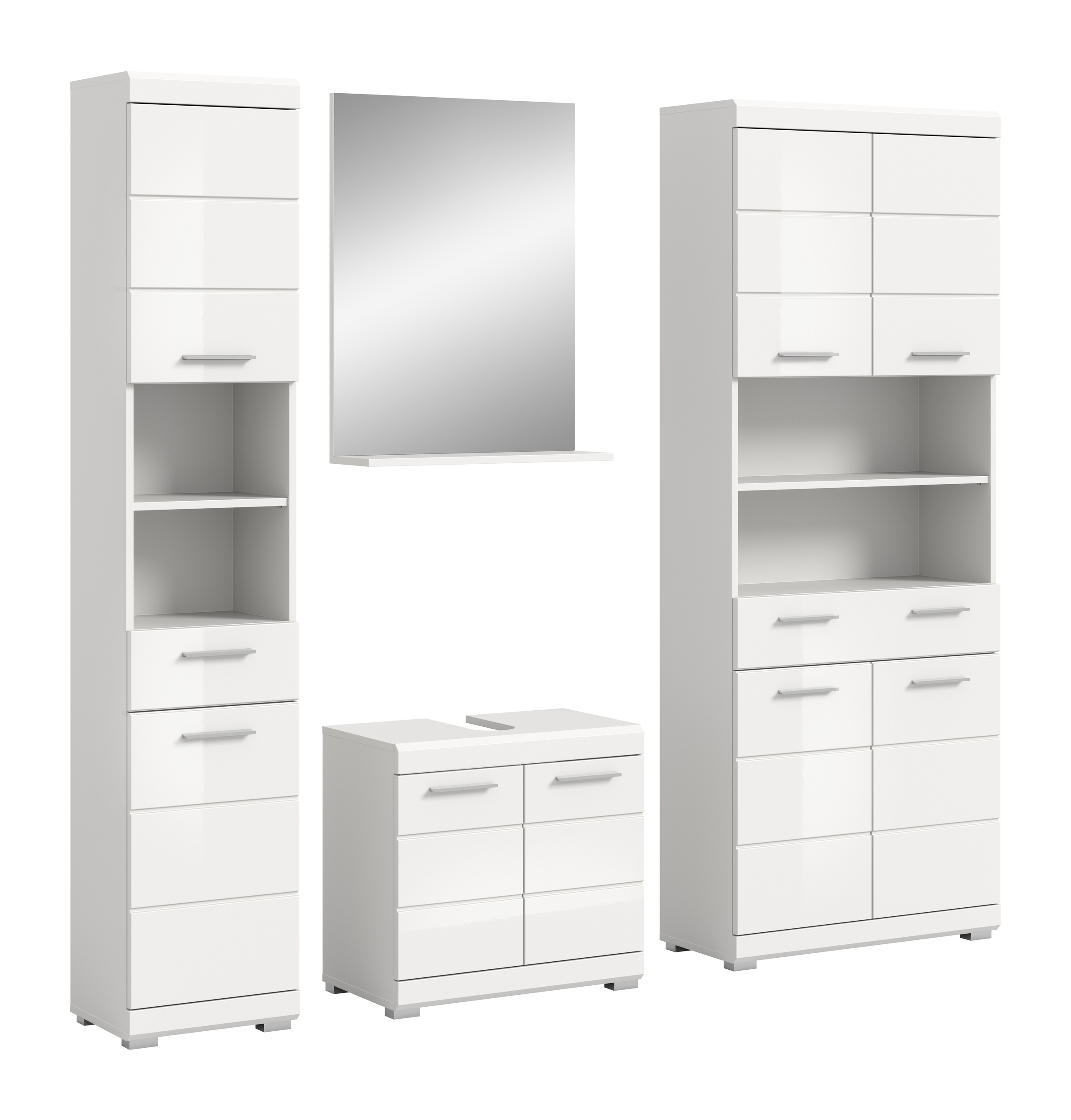 welltime Badmöbel-Set "Siena, 4 teilig, bestehend aus:" Set, TOPSELLER, 4 S günstig online kaufen