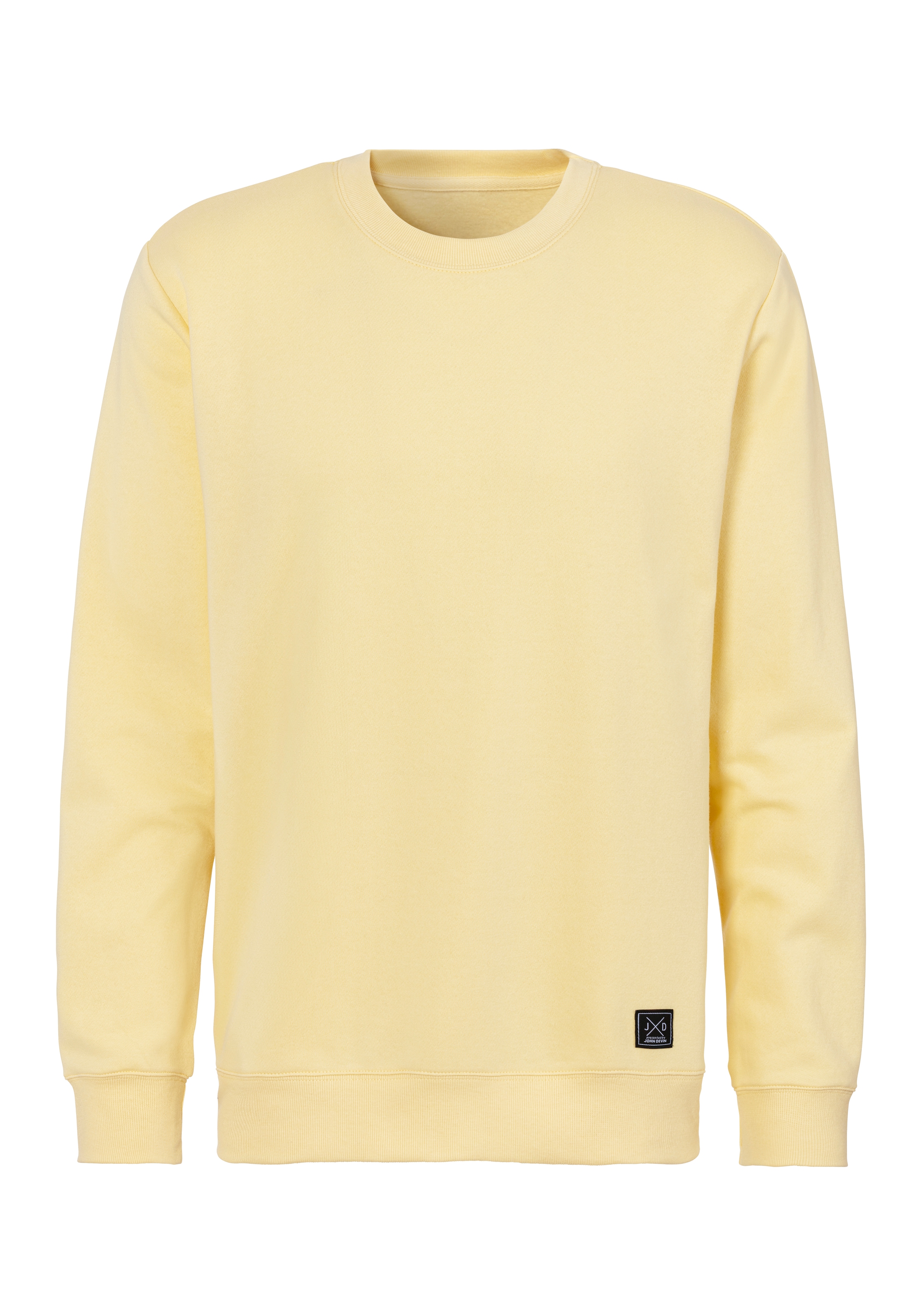 John Devin Sweatshirt, Langarm, Pullover mit Rundhals, Baumwollmischung