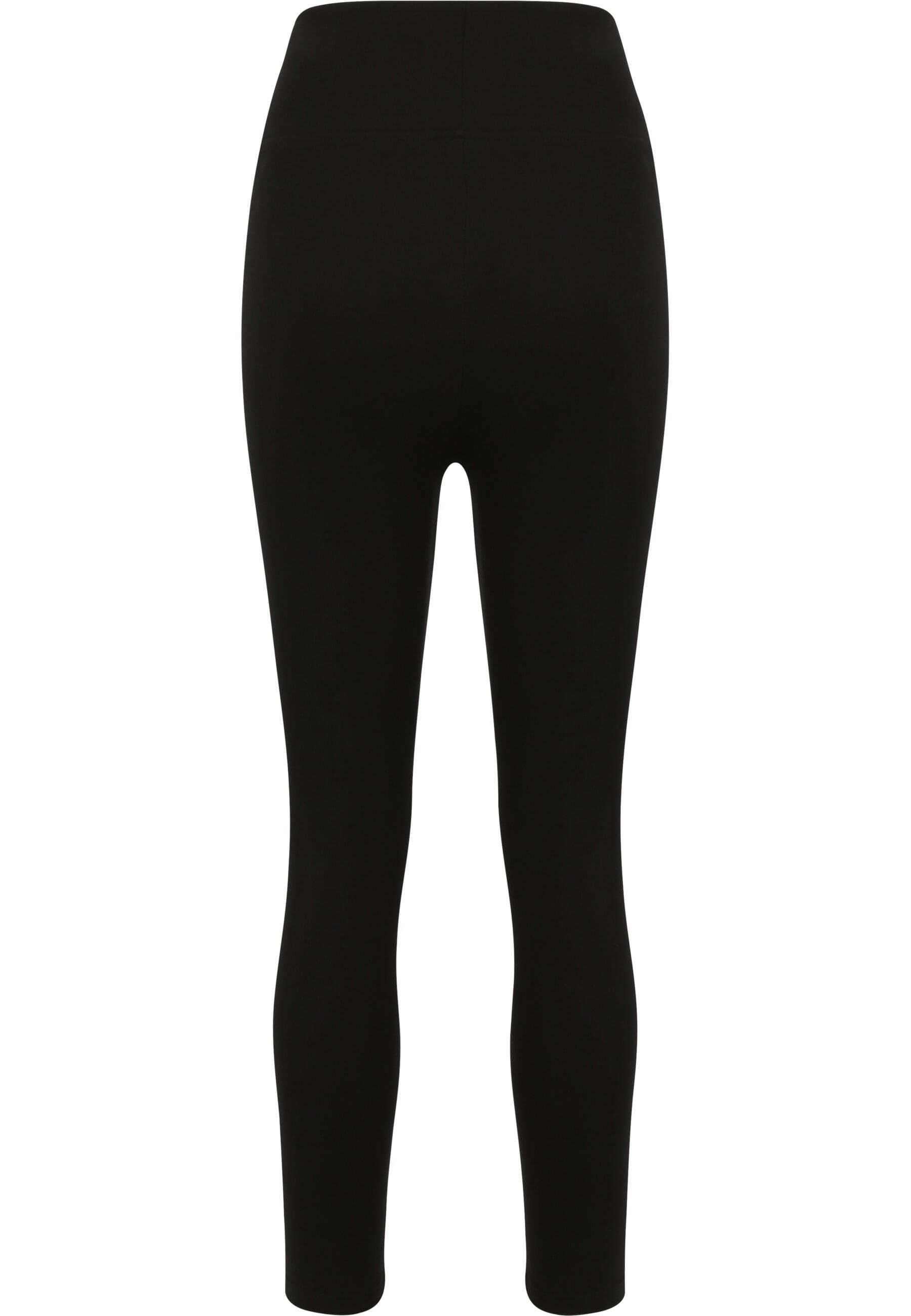 URBAN CLASSICS Leggings »Urban Classics Damen Ladies High Waist Jersey Leggings 2-Pack«, (1 tlg.)