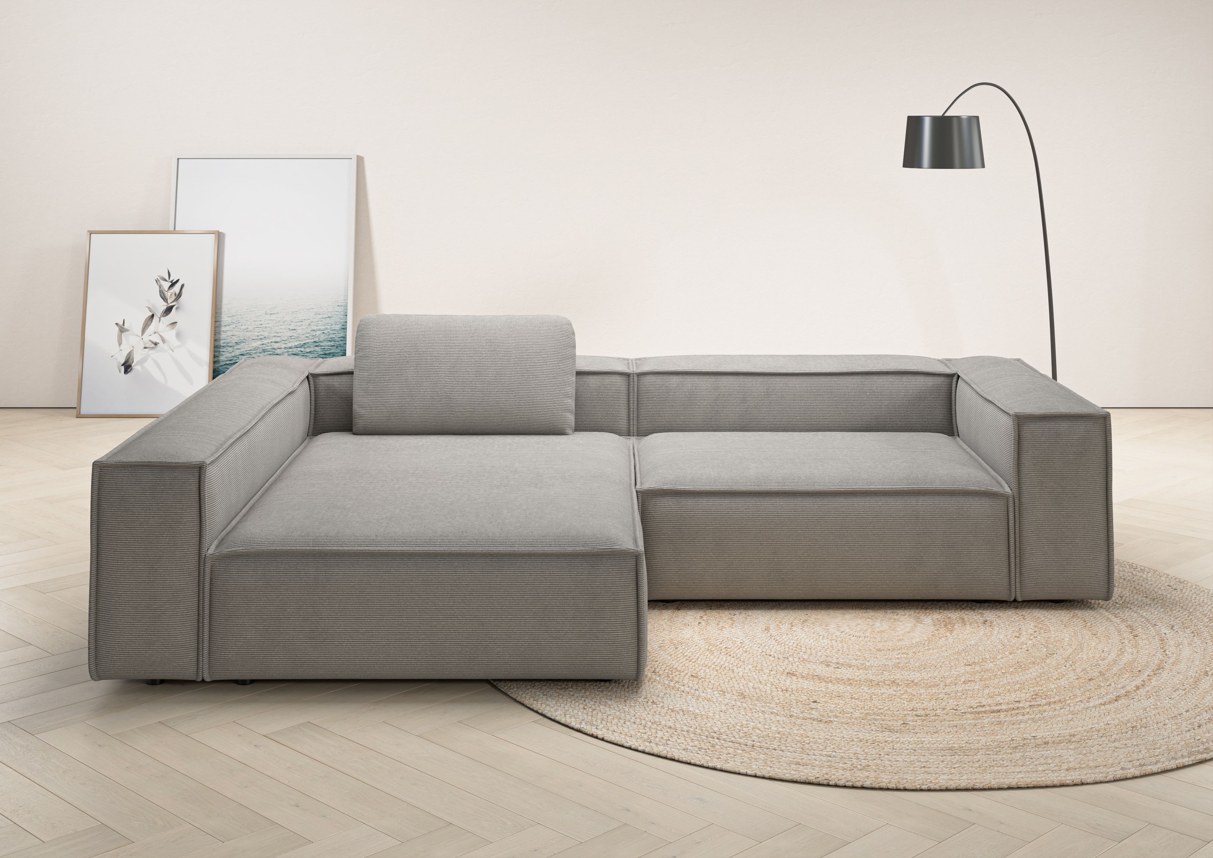 Places of Style Ecksofa "Watertown, moderne XXL L-Form, 306 cm breit", Komf günstig online kaufen