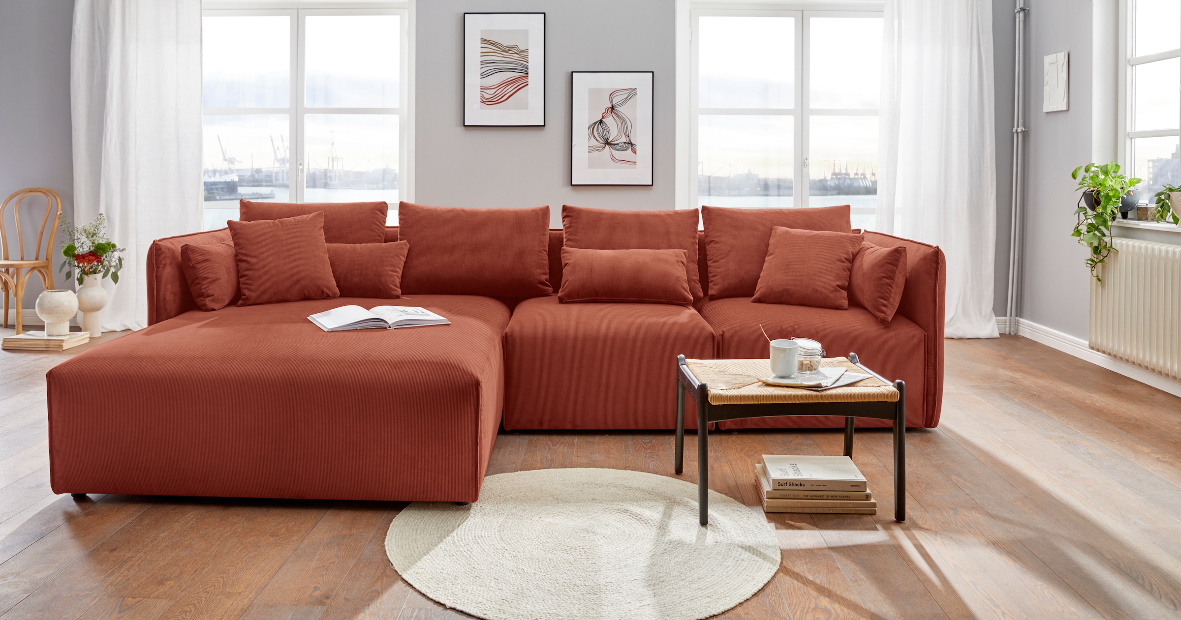 andas Sofa-Eckelement »Nöre«, Modul - zum Zusammenstellen; in vielen Bezugsqualitäten und Farben