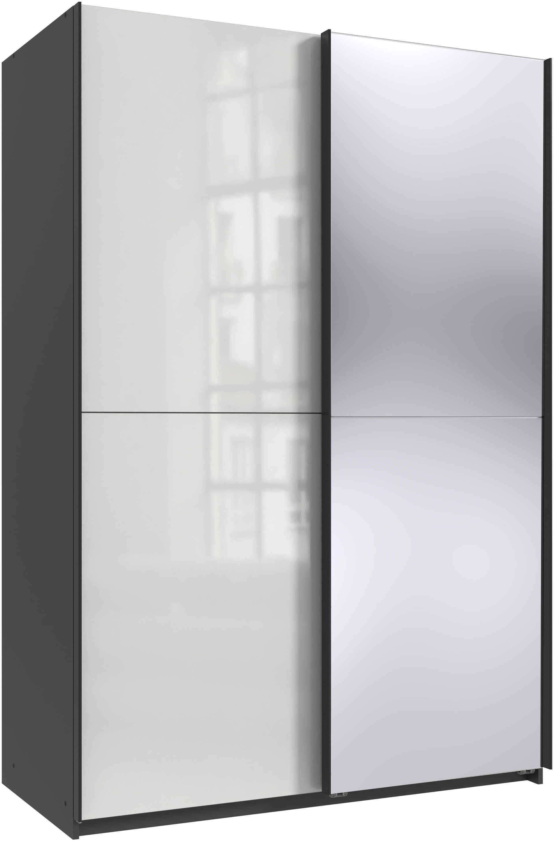 Wimex "Mugano, B/T/H 135 oder 180/65/198cm, Made in Germany" wähle Deine Ausstattung: Basic oder Premium, 2 Schwebetüren mit oder ohne Spiegel, Metallgriffe