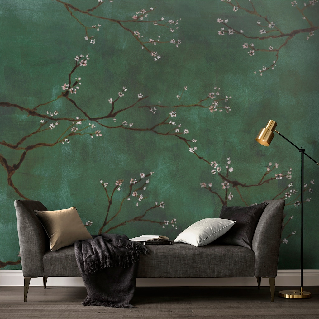 Art for the home Fototapete »Chinesische Blüte«, botanisch