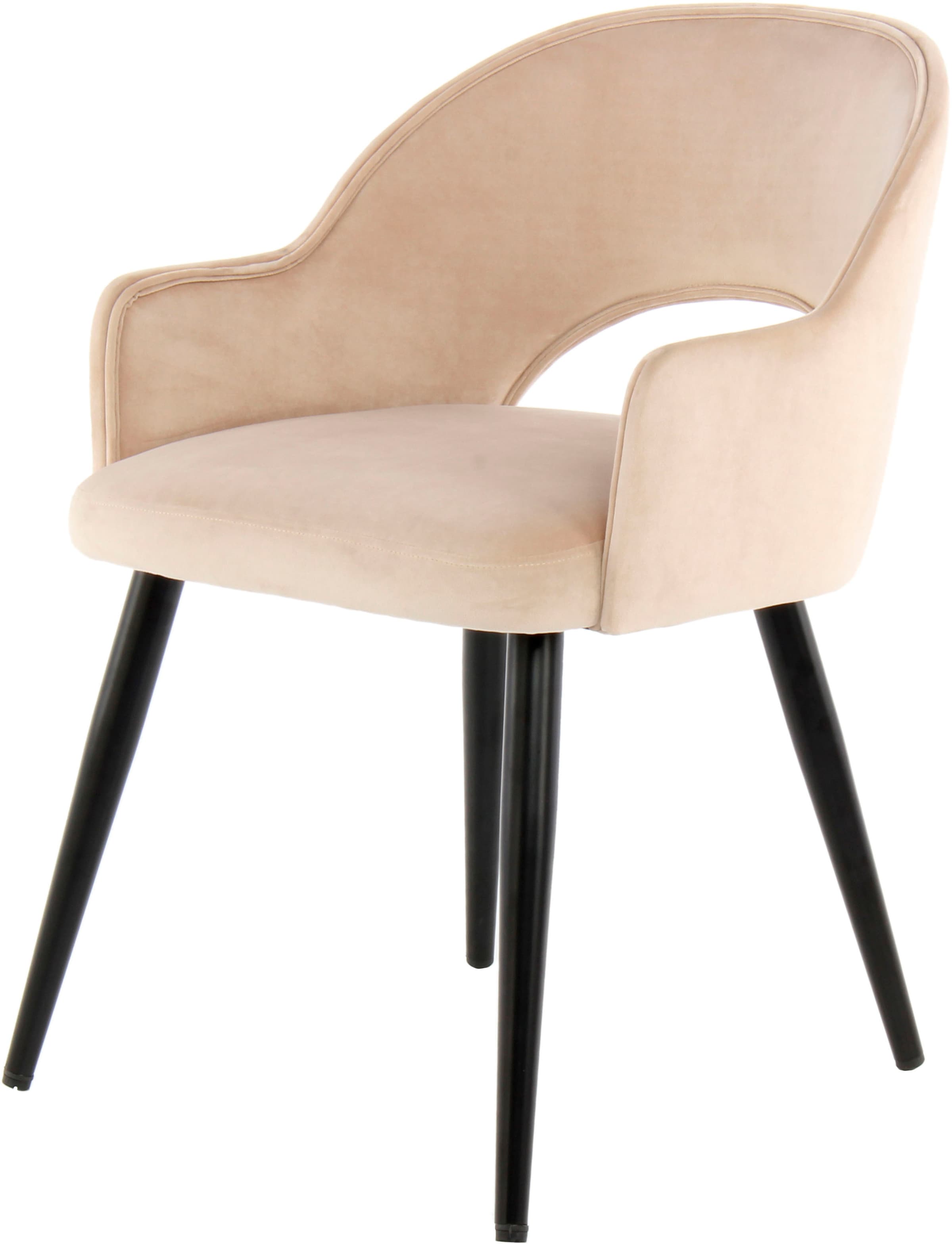 Kayoom Stuhl "Joris 110 2er-Set, einfarbiges Design,mit Retro-Charakter" (S günstig online kaufen