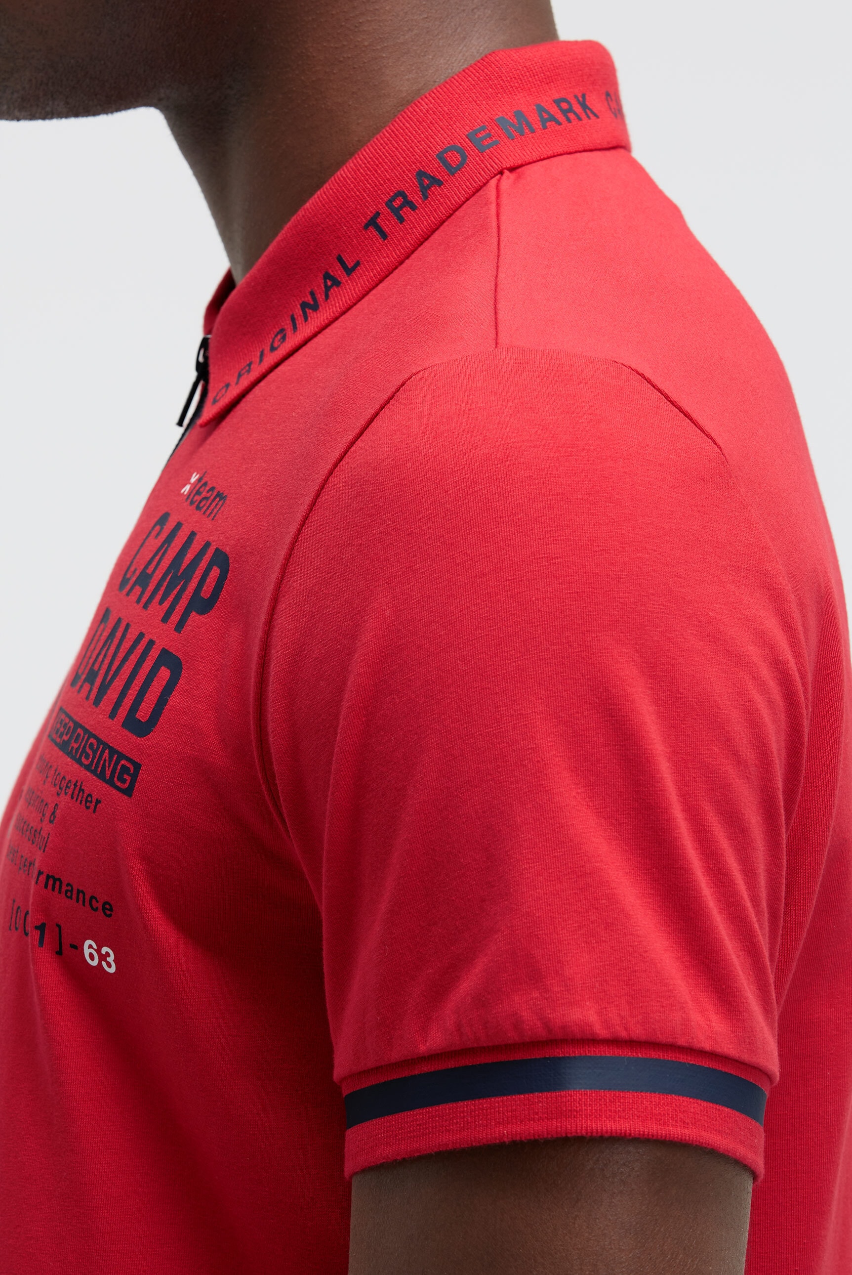 CAMP DAVID Poloshirt, mit Baumwolle