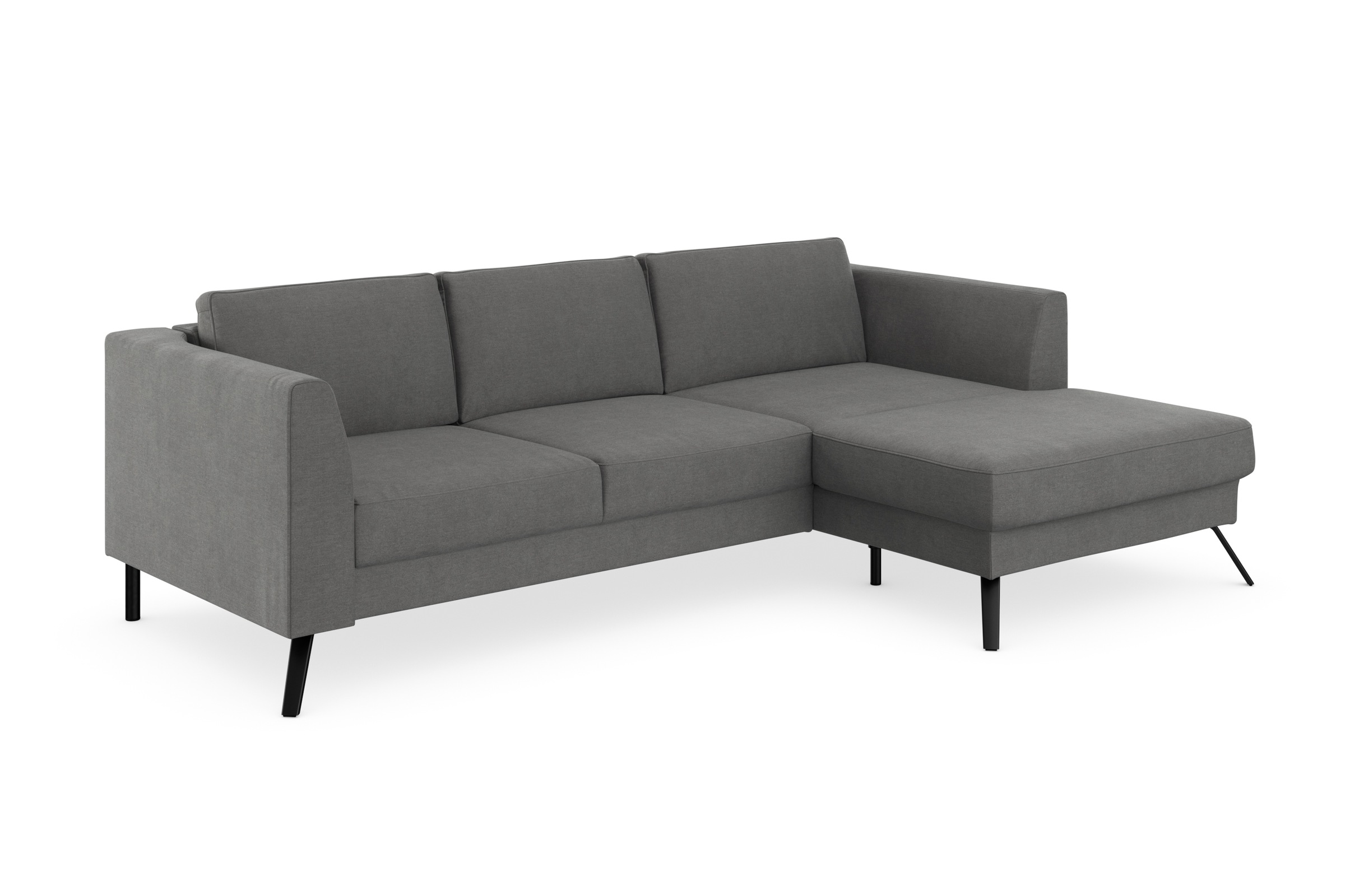 sit&more Ecksofa »Lindholm L-Form«, mit Sitztiefenverstellung und Federkern