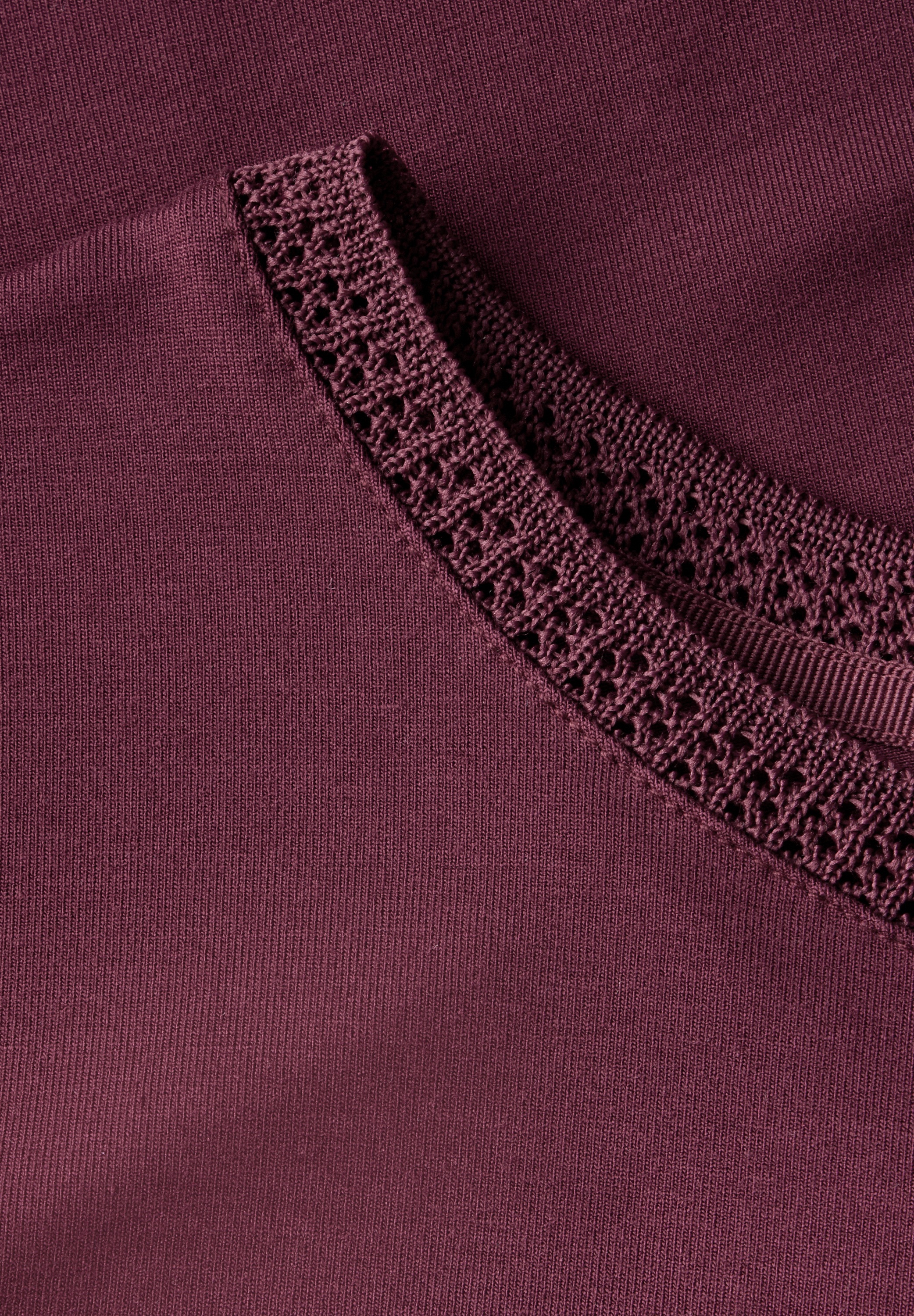 STREET ONE T-Shirt, mit U-Boot-Ausschnitt