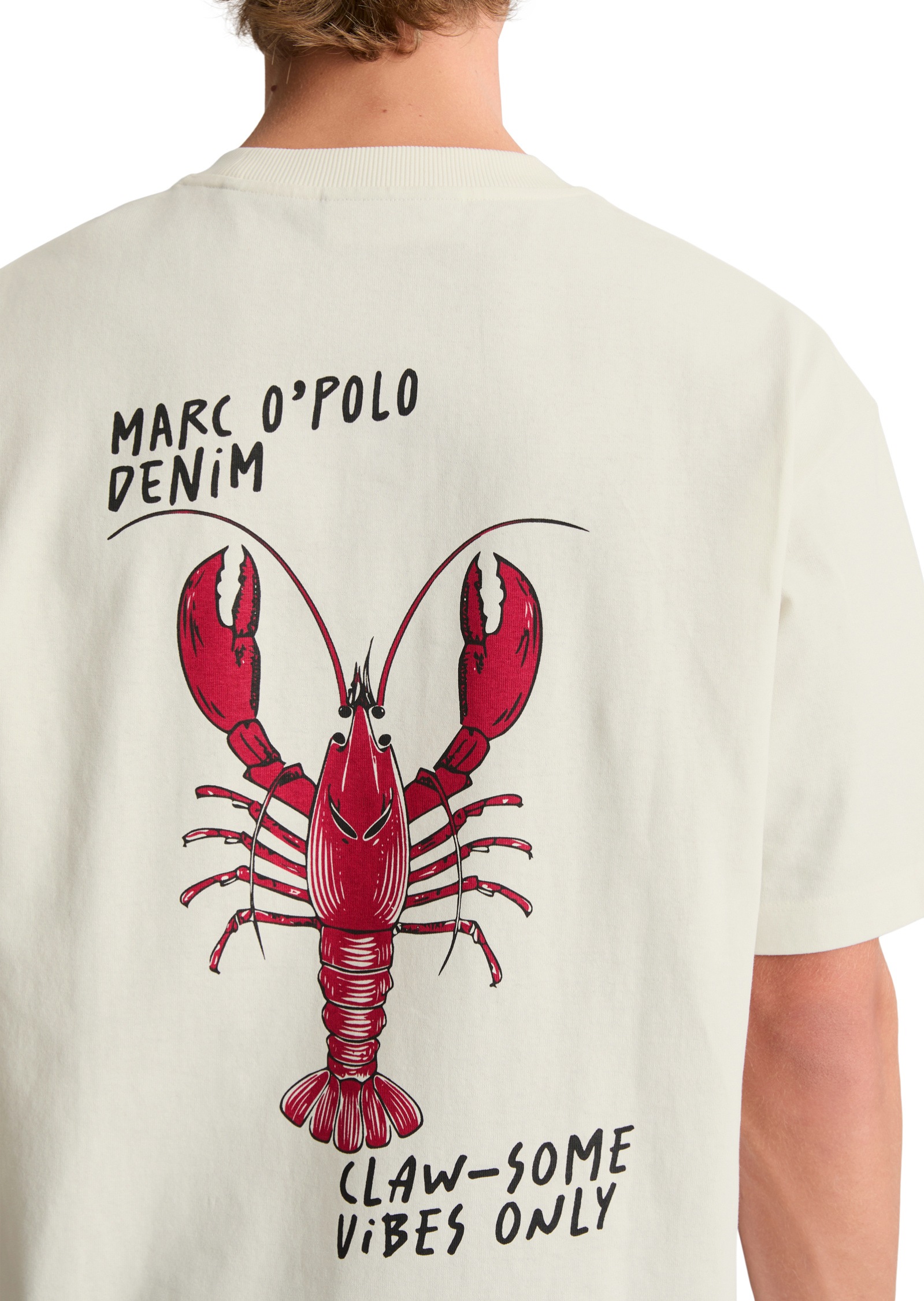Marc O'Polo DENIM T-Shirt »mit Rückenprint«