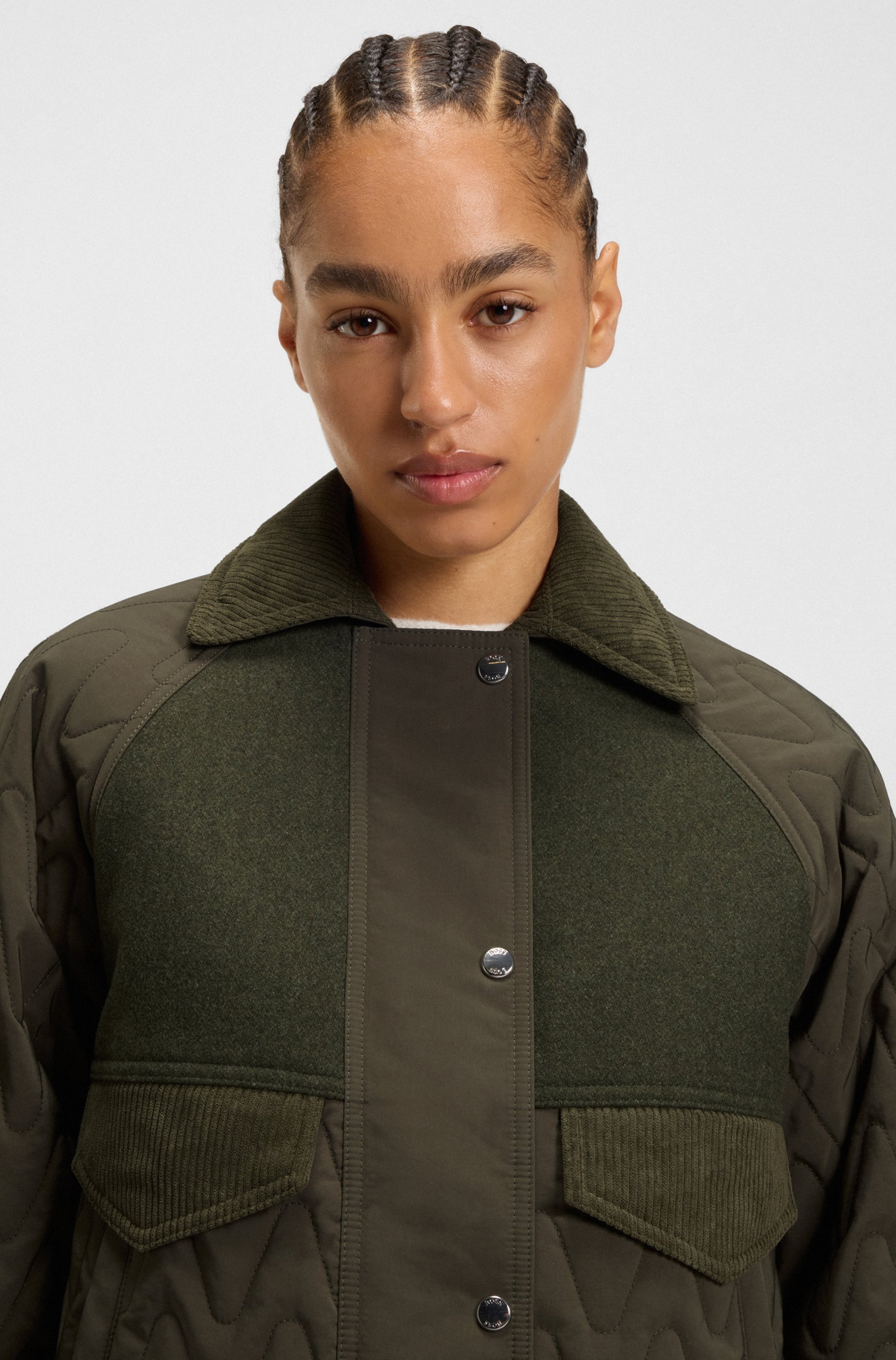 BOSS ORANGE Steppjacke "Pabori Premium Damenmode", wasserabweisend, Regular günstig online kaufen