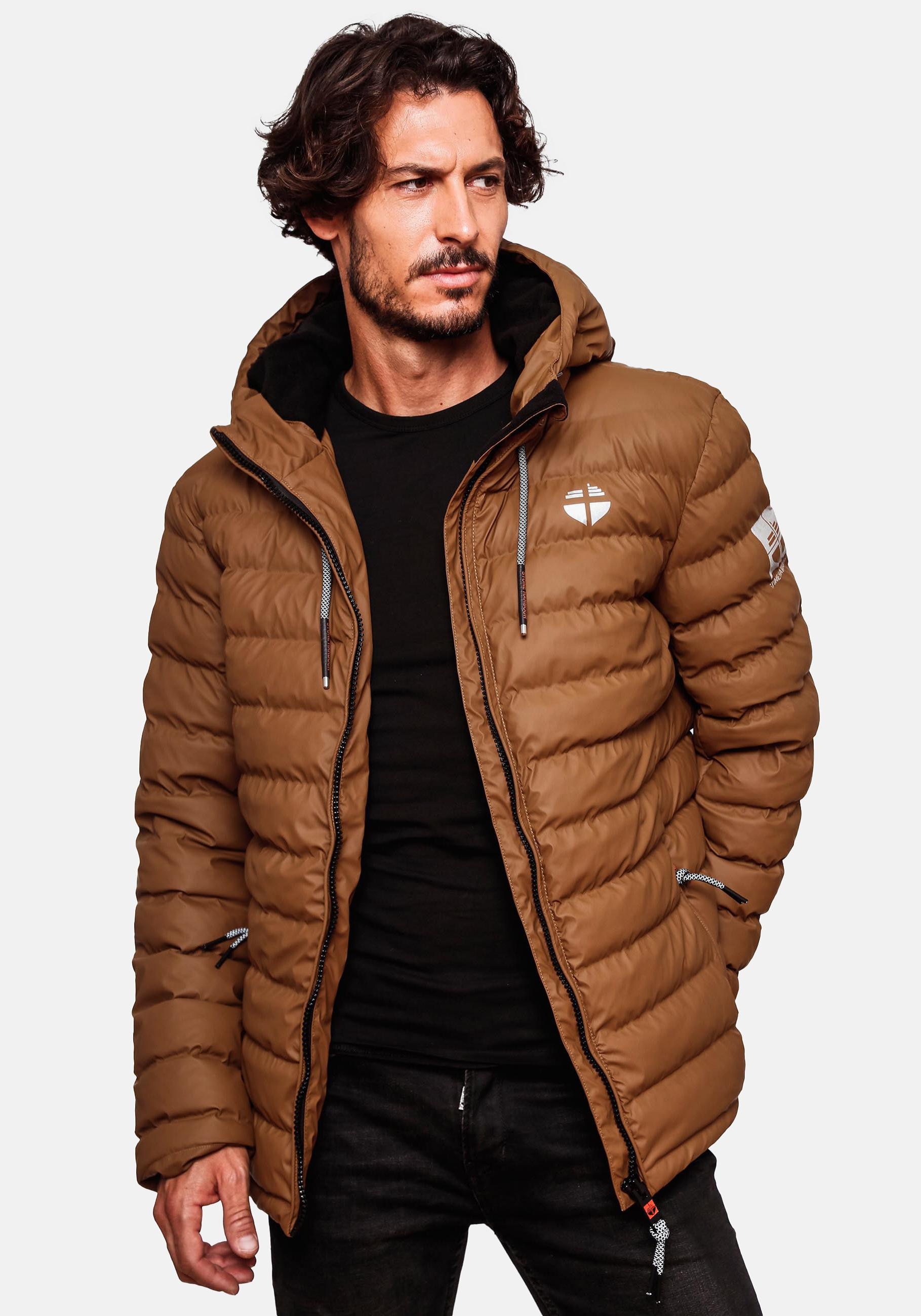 Stone Harbour Winterjacke »Zaharoo«, mit Kapuze, Wasserdichte, gesteppte Regenjacke für den Winter