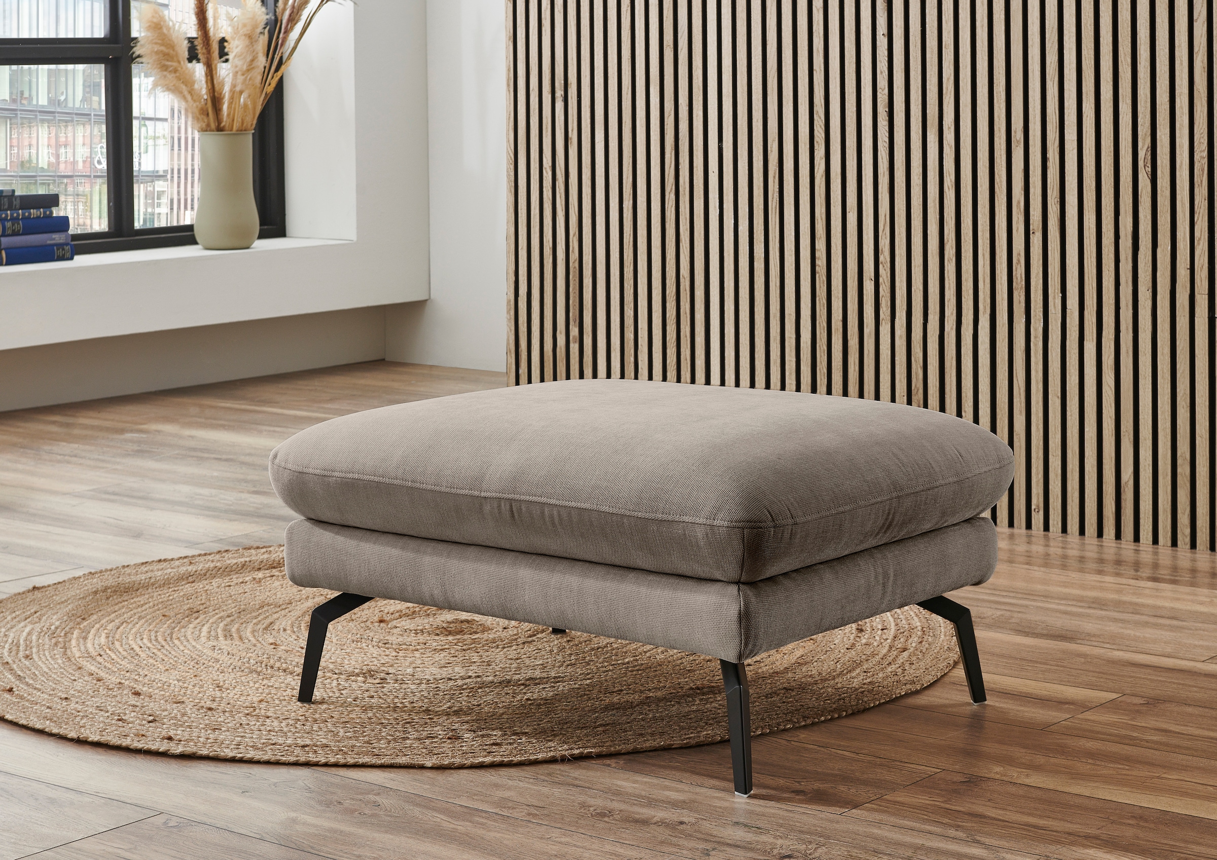 Die PlanBar Hocker »MP-IN22025«, (1 St.), hochwertige Kaltschaumpolsterung, stylische Metallfüße