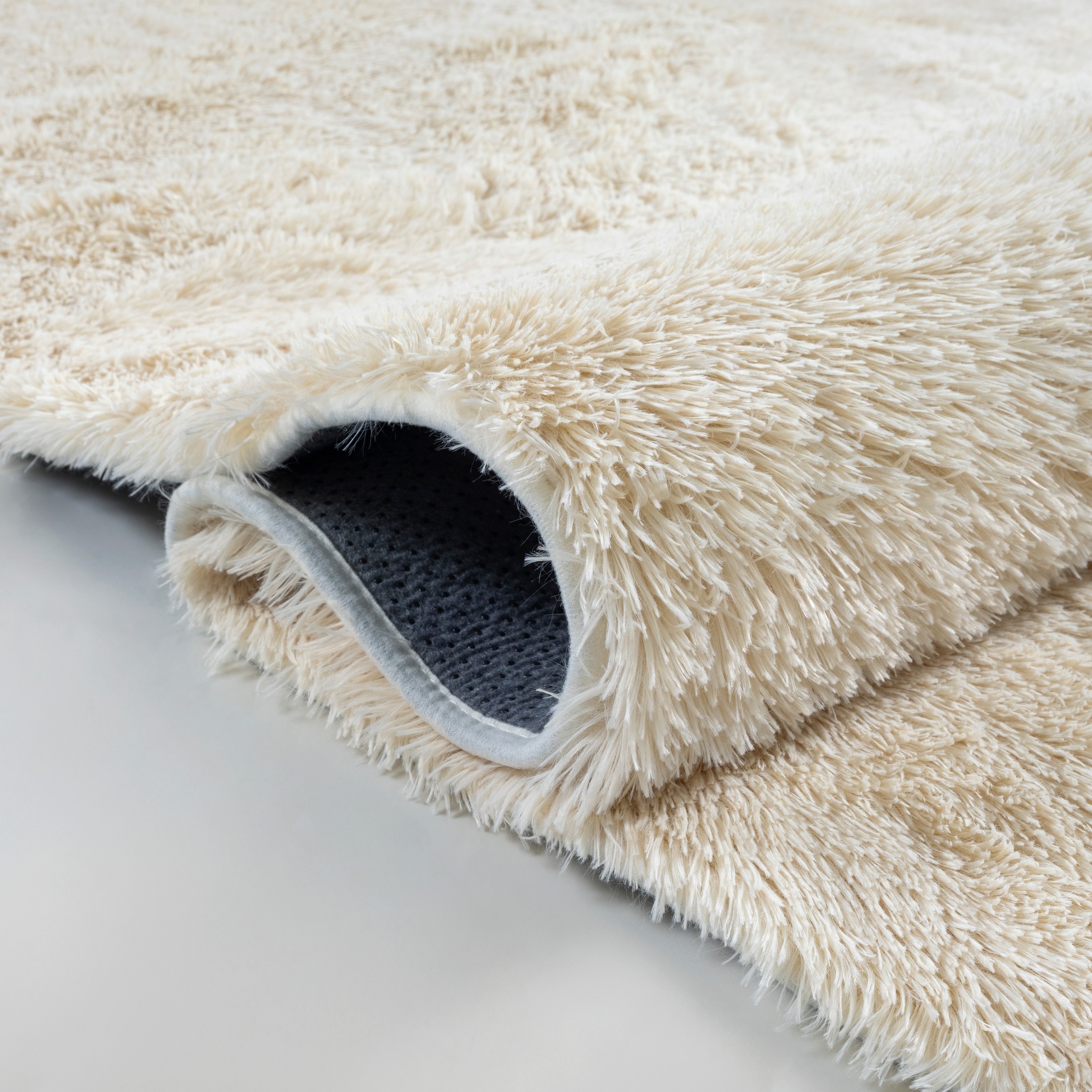 merinos Teppich »Fluffy Shaggy«, rund, 35 mm Höhe, Flauschiger Hochflor Teppich, Wohnzimmer, Anti-Rutsch Unterseite