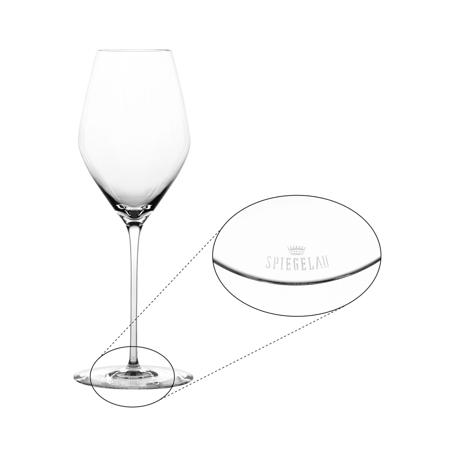 SPIEGELAU Champagnerglas »Champagnergläser Hi-Lite 347 ml 2er Set transparent«