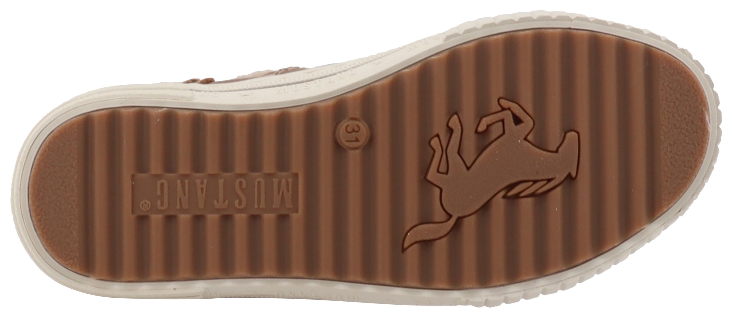 Mustang Shoes Winterboots »Ezio«, High Top Sneaker, Schnürboots mit Reißverschluss