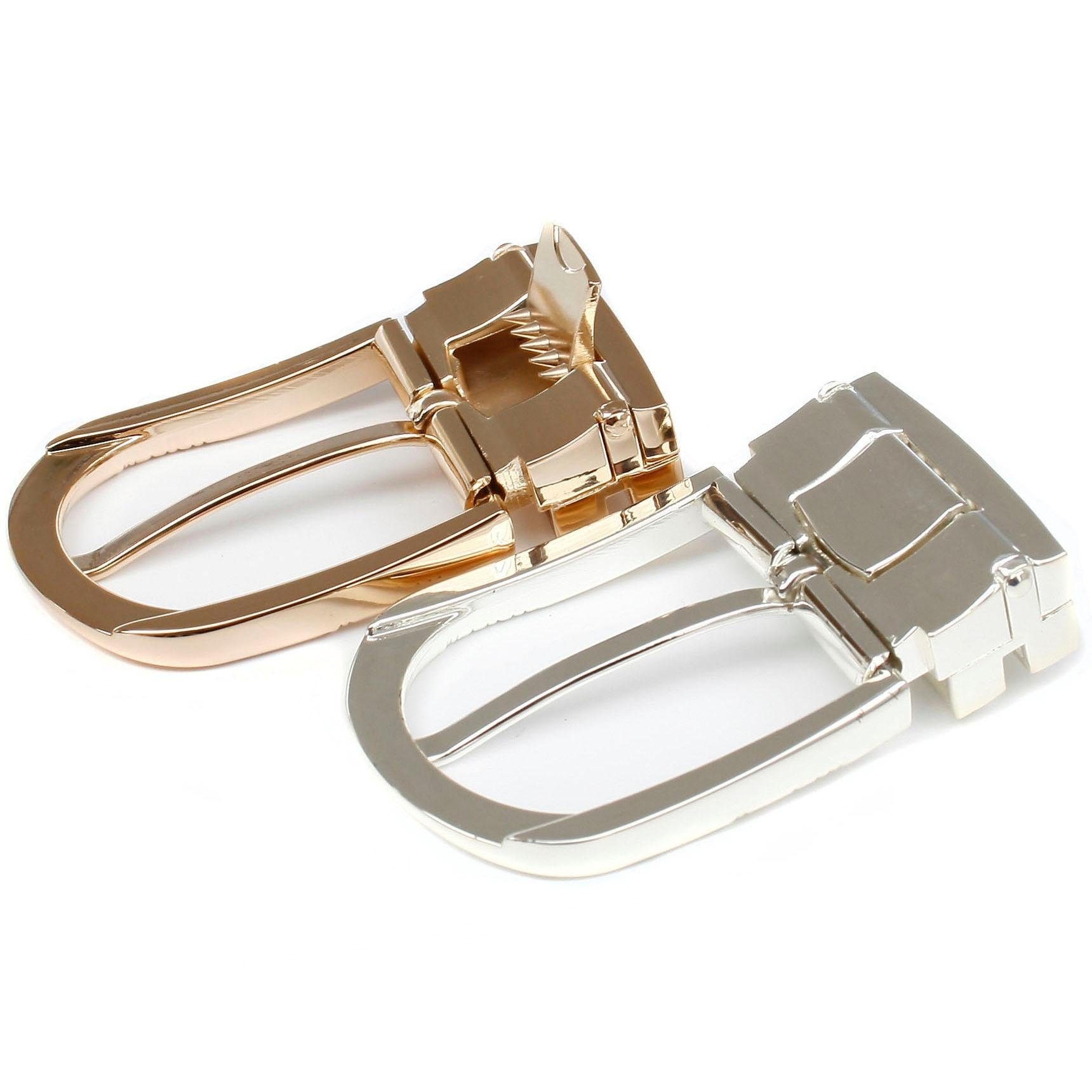 Anthoni Crown Ledergürtel mit dekorativer Metallschlaufe, Glattleder günstig online kaufen