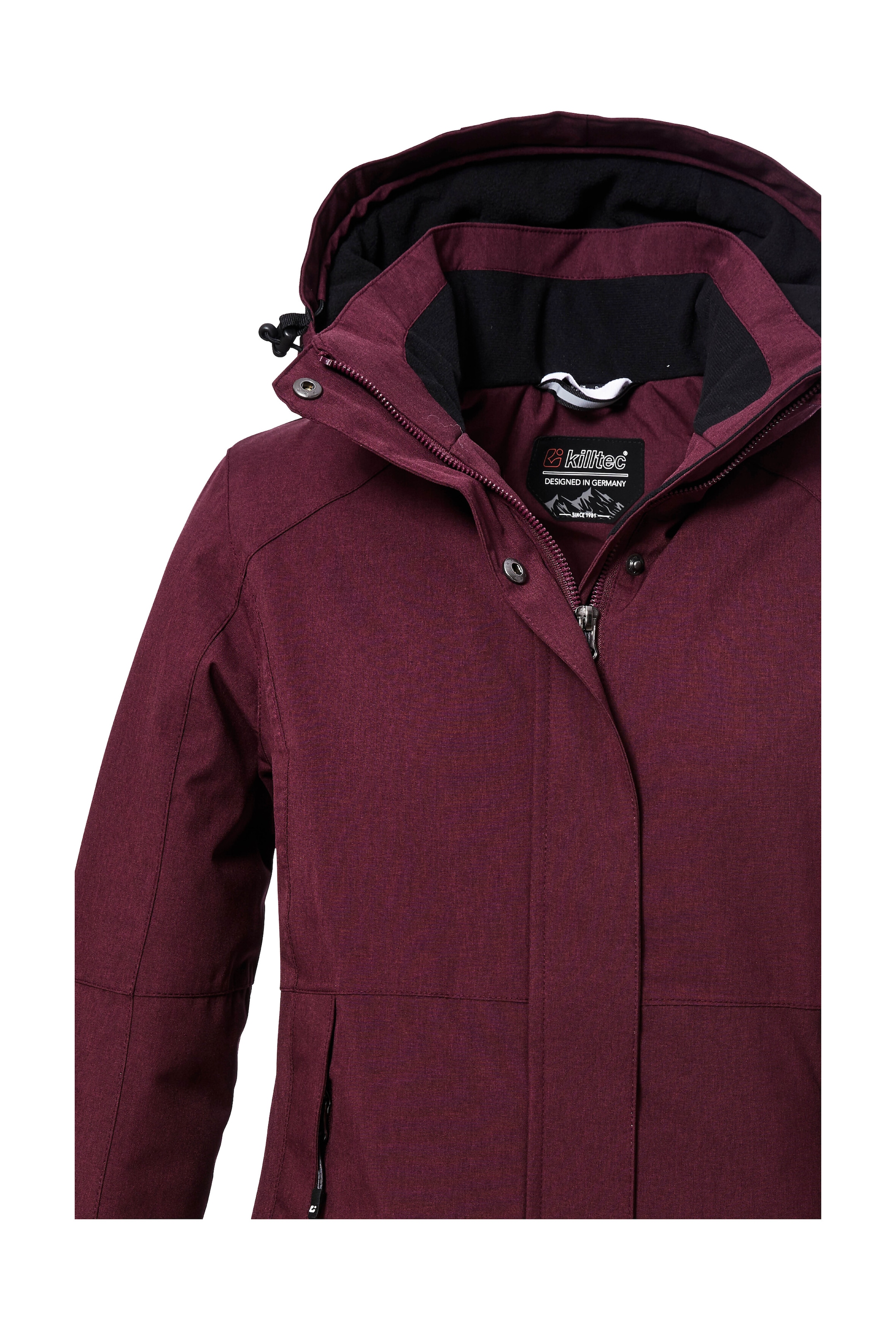 Killtec Outdoorjacke »KOW 37 WMN JCKT«, Wasserdichte Damen Funktionsjacke mit abnehmbarer Kapuze