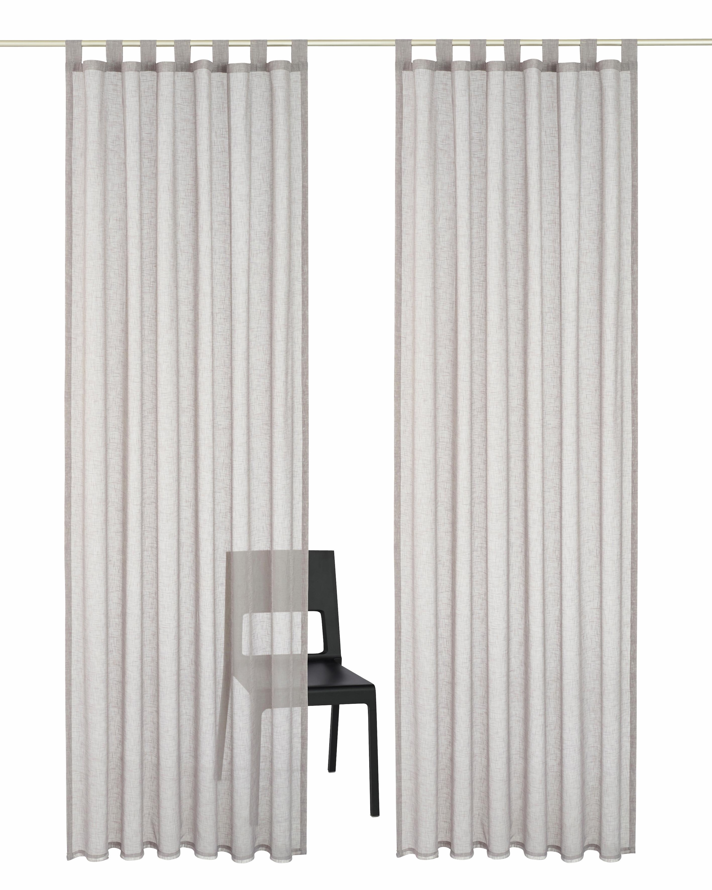 Gardine »REGINA«, (2 St.), Vorhang, Fertiggardine, 2-er Set, transparent, modern