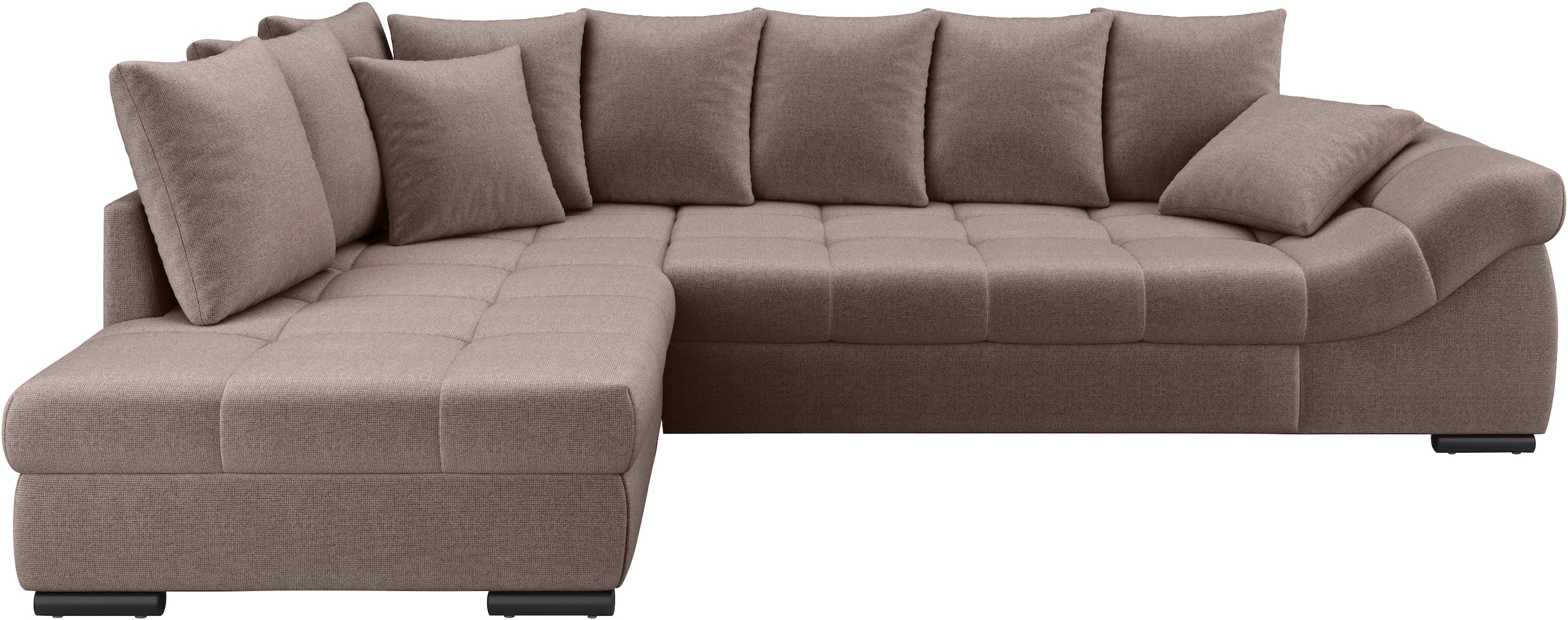 Mr. Couch Ecksofa "Pietro, L-Form, mit Bett, wahlweise mit Kaltschaum" mit günstig online kaufen