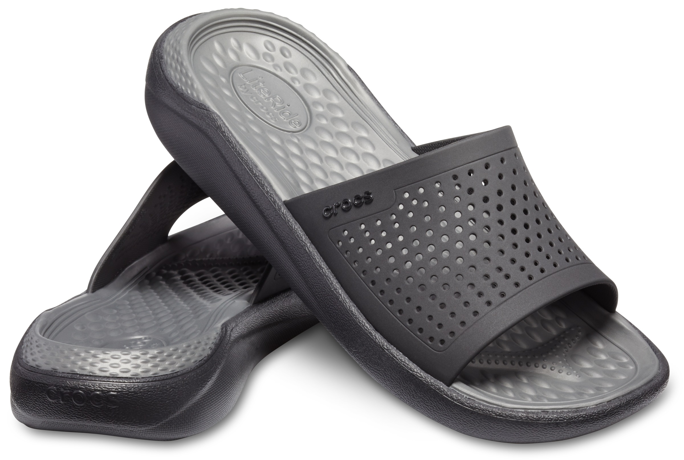 Crocs Badepantolette »Lite Ride Slide«, Sommerschuh, Poolslides, Schlappen, mit bequemer Innensohle