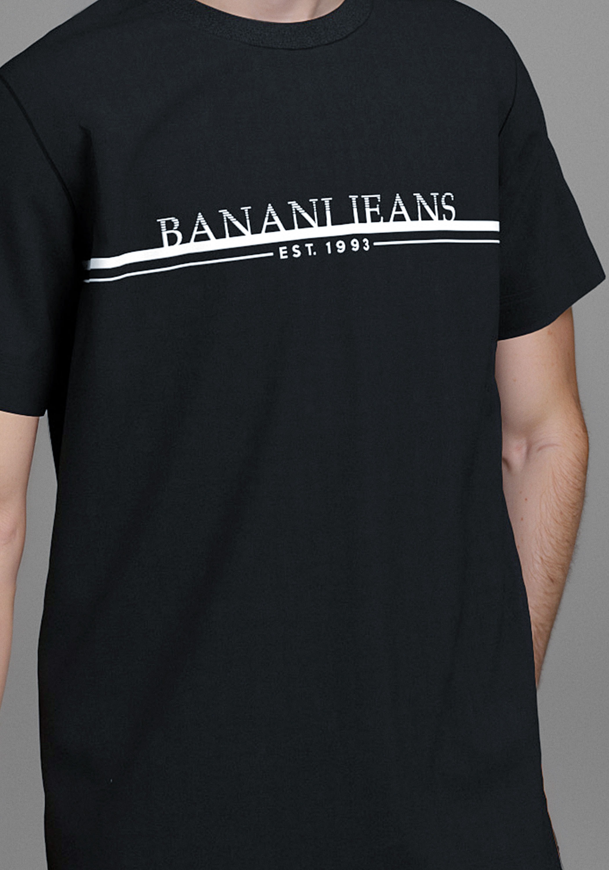 Bruno Banani T-Shirt »Banani Jeans Shirt mit Logoprint für Jungen« Für TEENS. Cooles Logoshirt