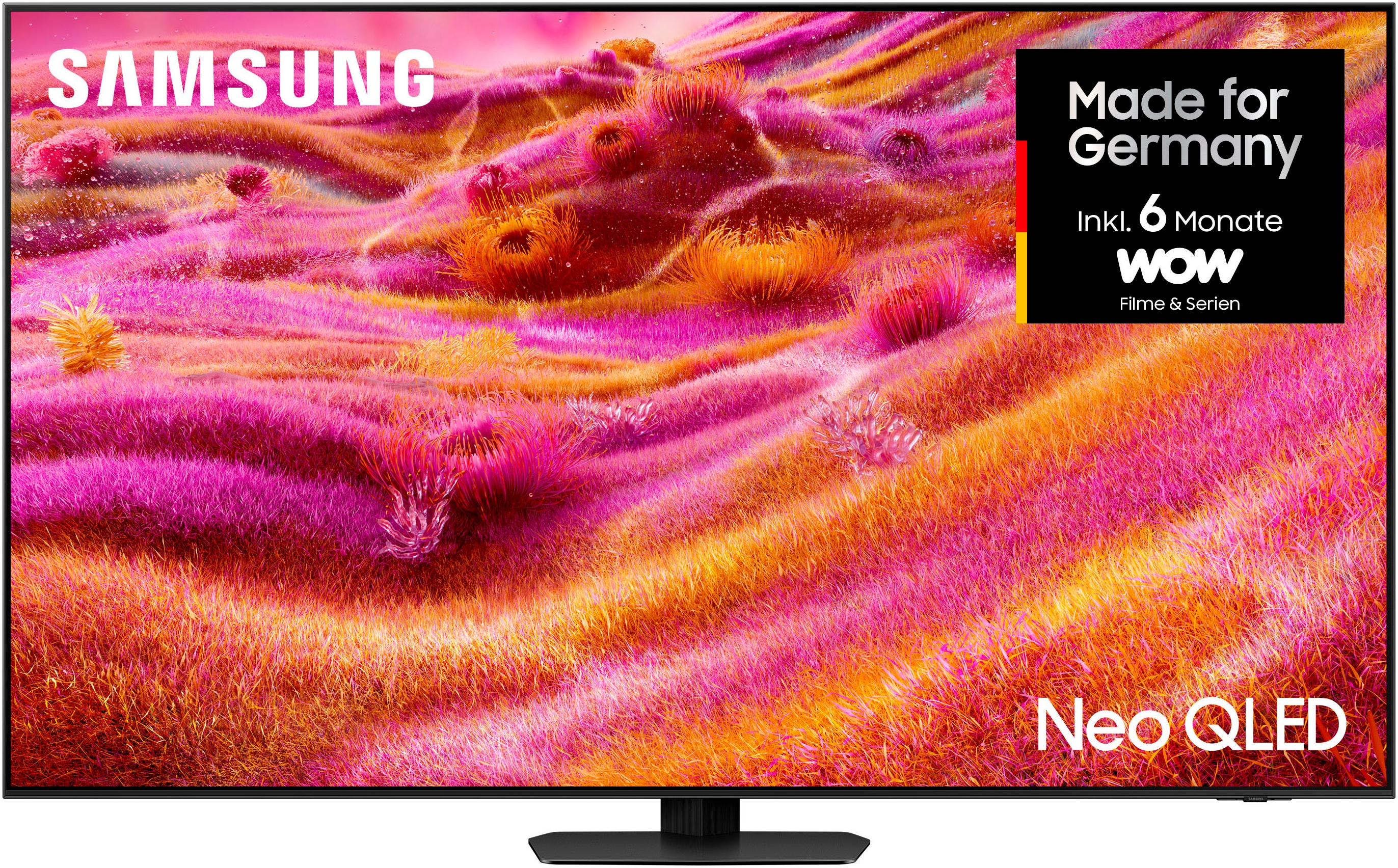 SAMSUNG QLED-Fernseher "GQ65QN90FAT QLED Mini LED-Fernseher", 65, schwarz, Fernseher, NQ HDR+, Glare Free, Upscaling Pro, Dolby Atmos & AI Sound, bis