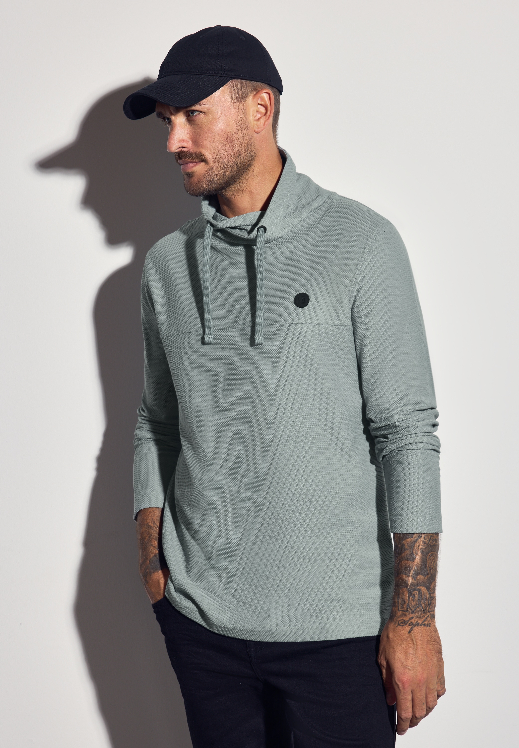 STREET ONE MEN T-Shirt, aus reiner Baumwolle günstig online kaufen