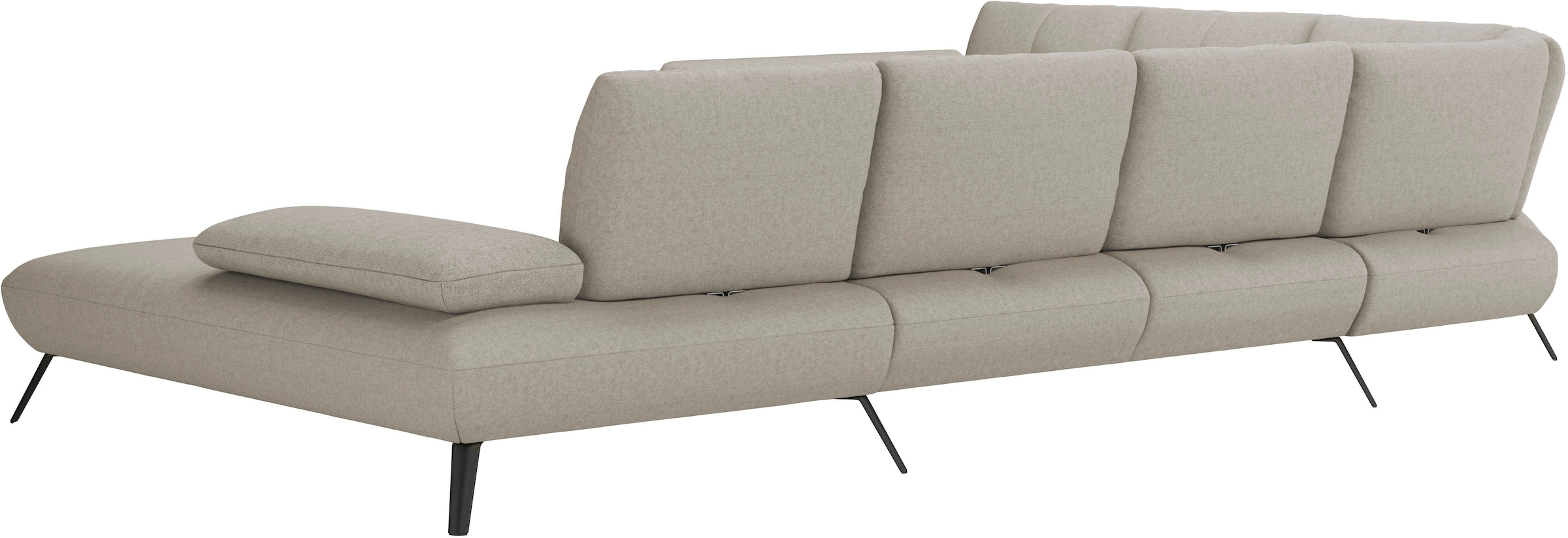 Places of Style Wohnlandschaft »Mikado U-Form«, inkl. Sitztiefenverstellung und Armteilverstellung