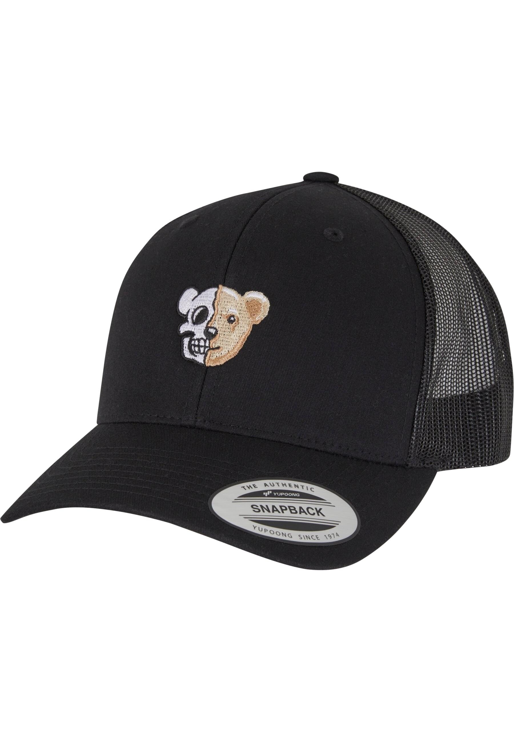 MisterTee Snapback Cap »MisterTee Skull Bear Wooly Combed Cap«