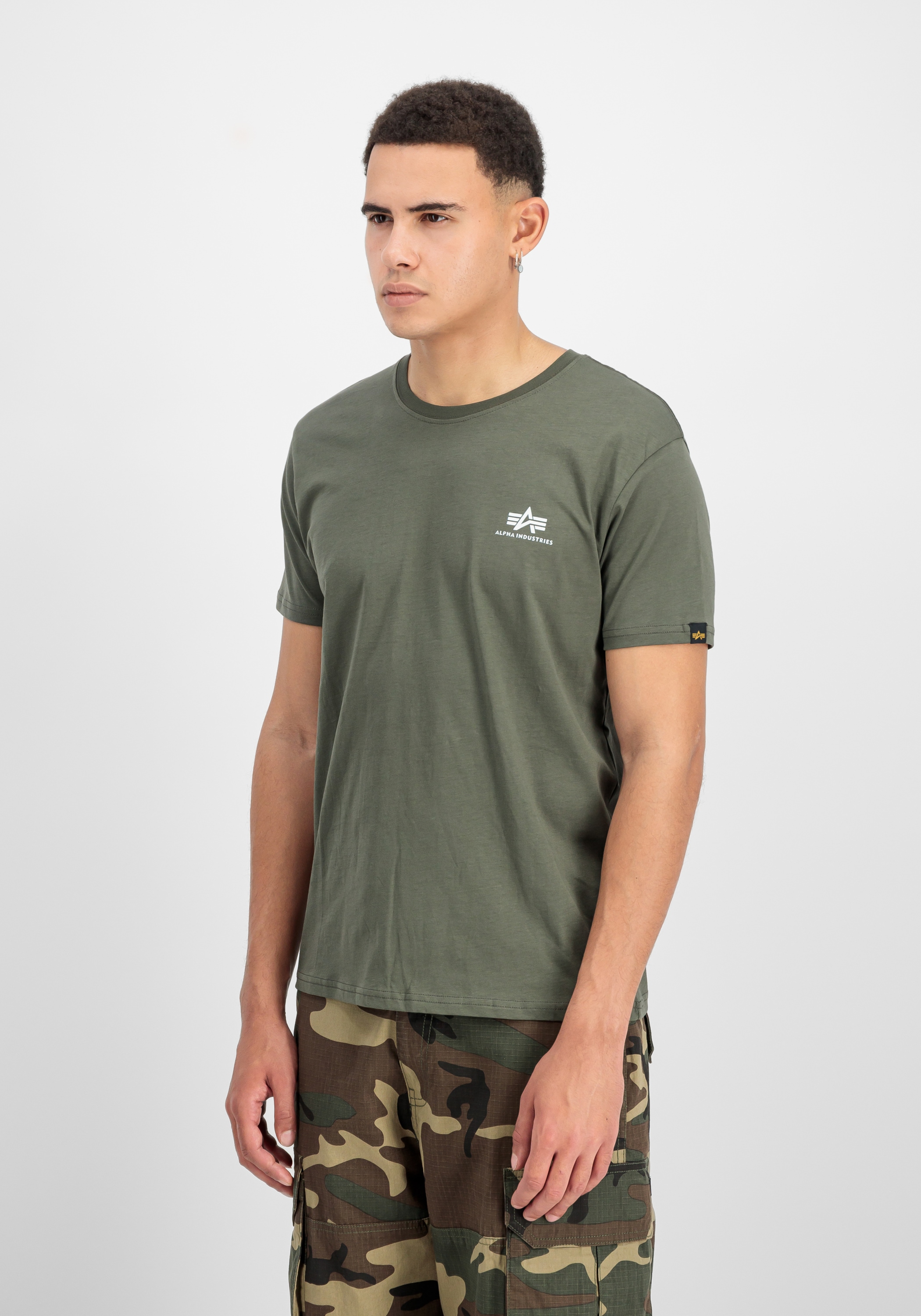 Alpha Industries Short Sleeve Backprint T-Shirt Dark Olive XL 3