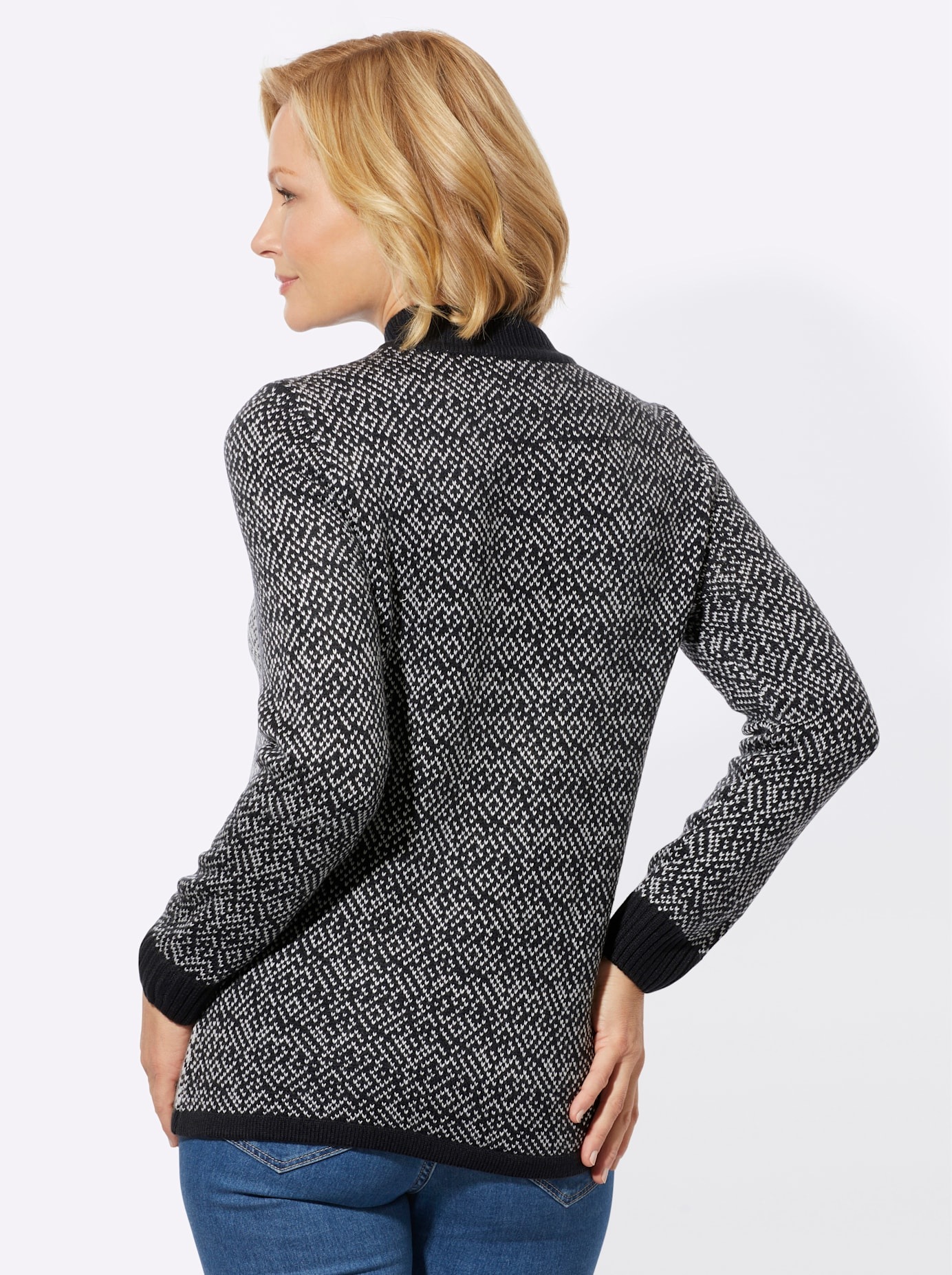 Classic Basics Jacquardpullover »Stehkragen-Pullover«