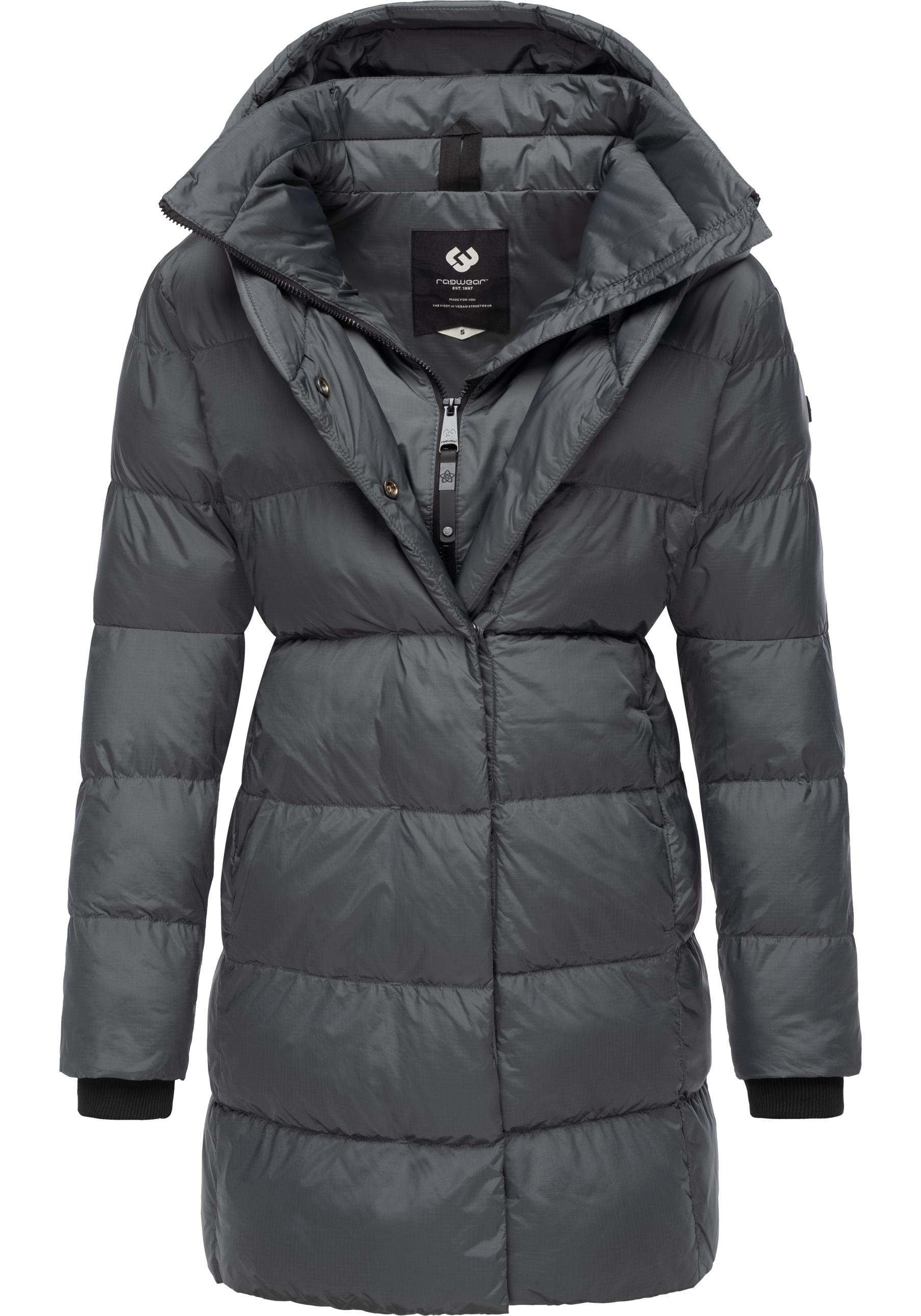 Ragwear Kurzmantel »Niara«, stylischer, gesteppter Wintermantel mit gefütterter Kapuze