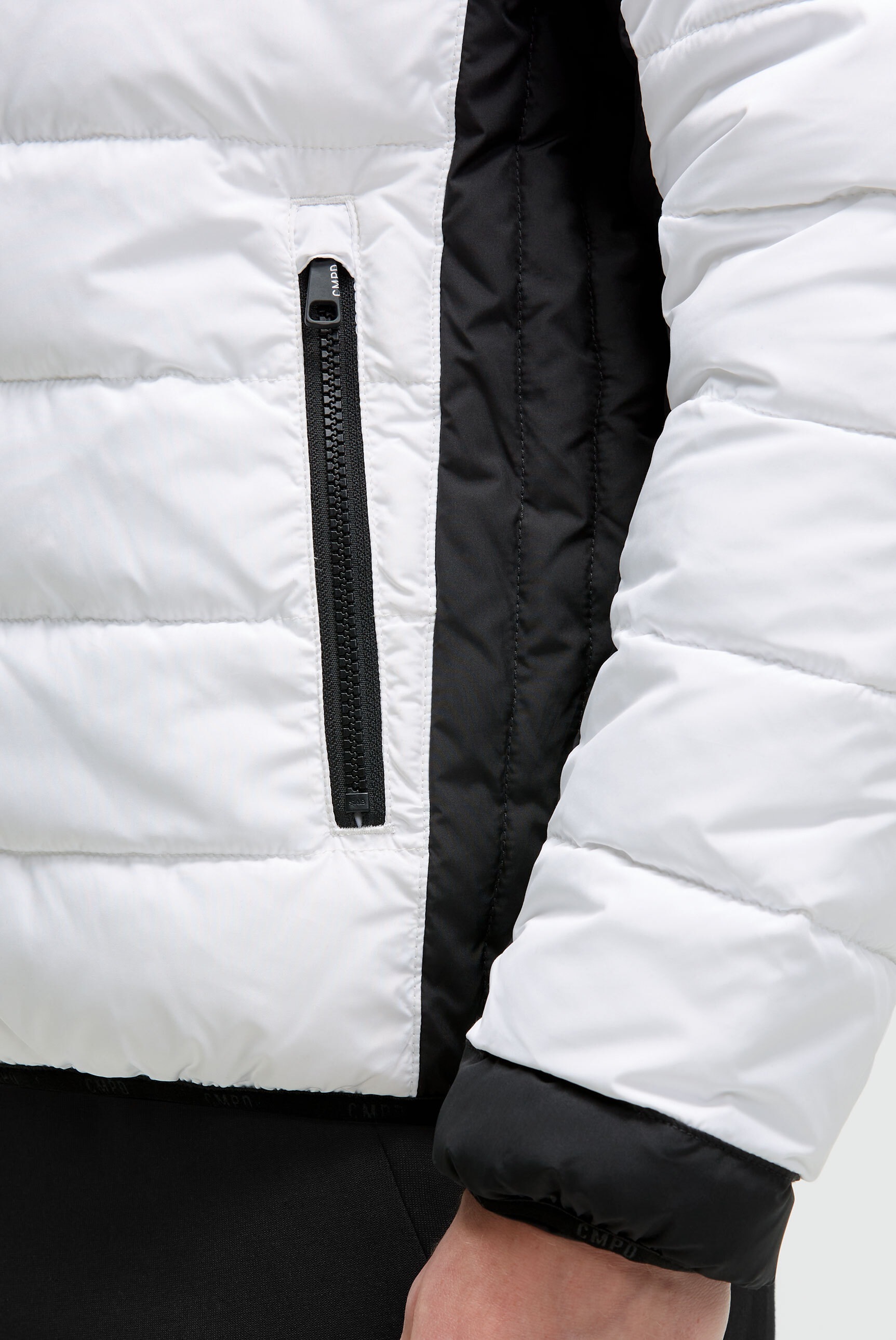 CAMP DAVID Outdoorjacke mit Kapuze mit Elastikbündchen