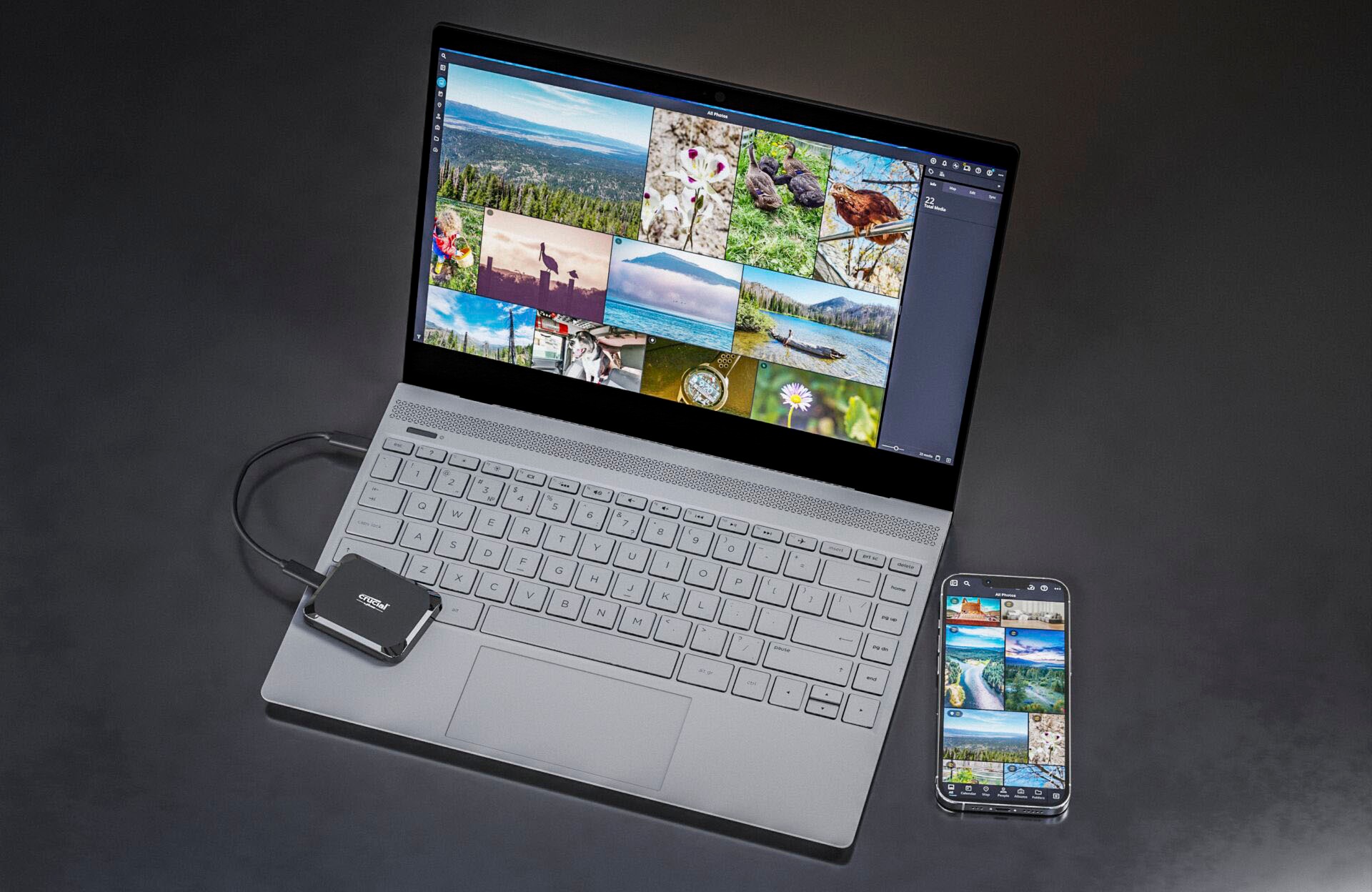 Crucial externe SSD »X9 1TB« 1 TB Anschluss USB-C