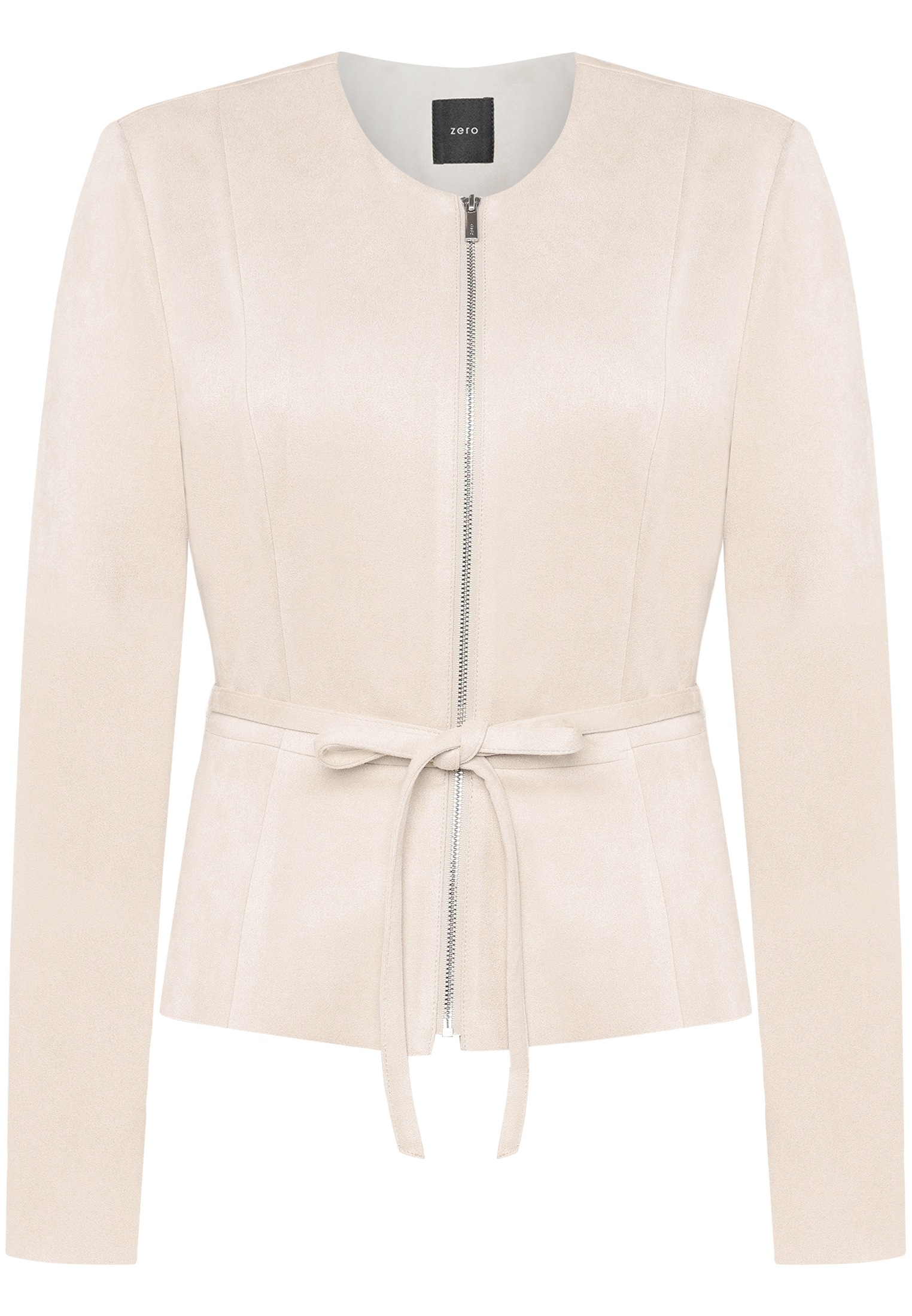 Zero Jackenblazer "Damen in Lederoptik" Gürtel günstig online kaufen