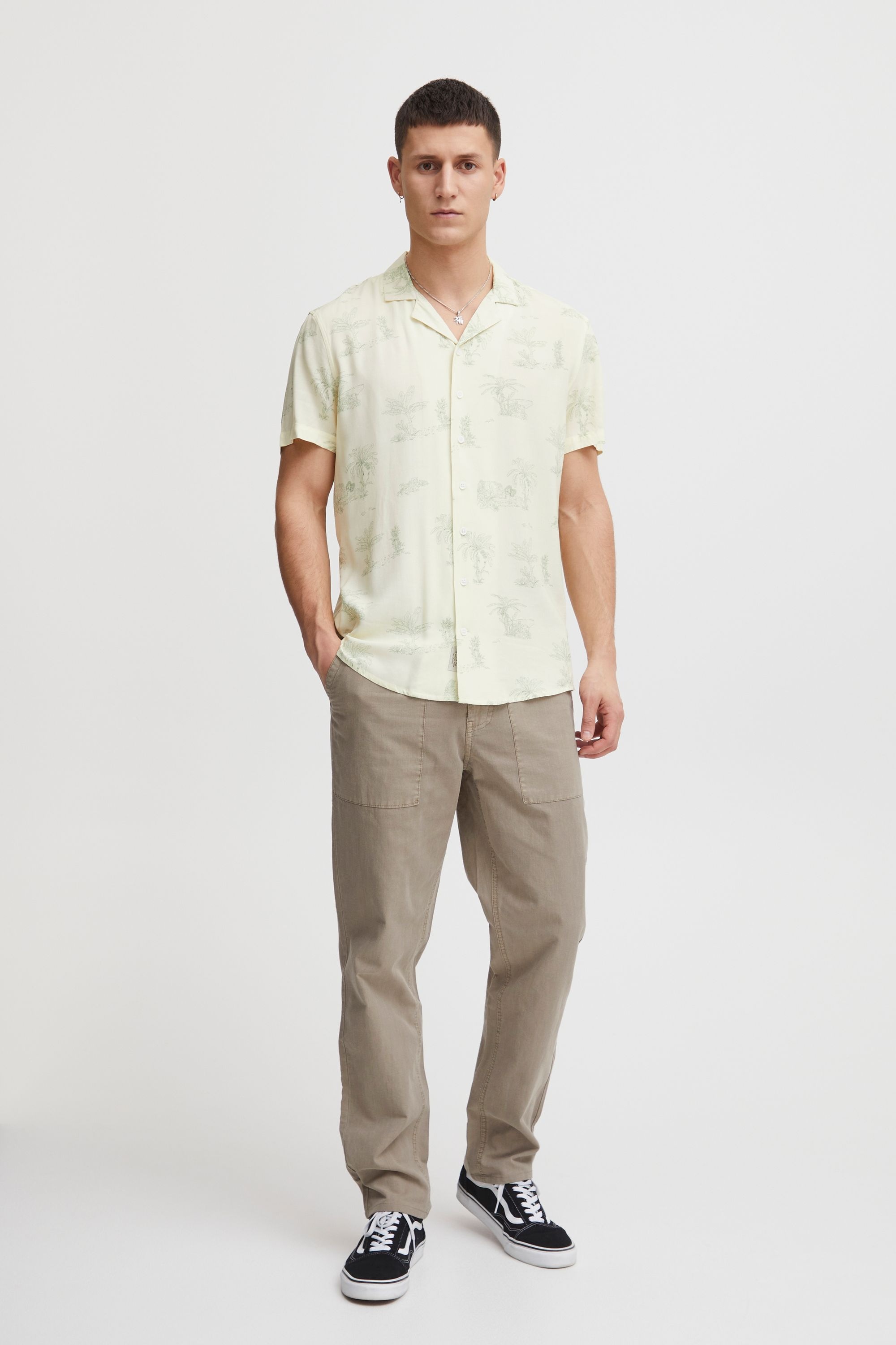 Thumbnail - Blend Stoffhose "BHPants" Chinohose aus Leinenmix