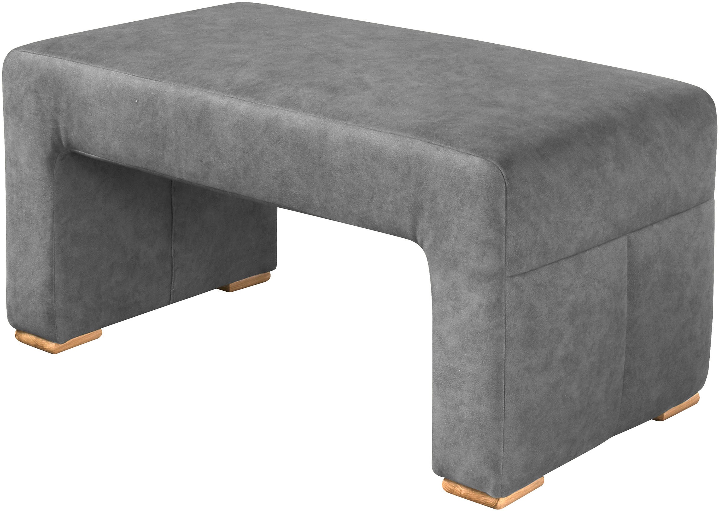 exxpo - sofa fashion Hockerbank Bodenfreie Optik günstig online kaufen