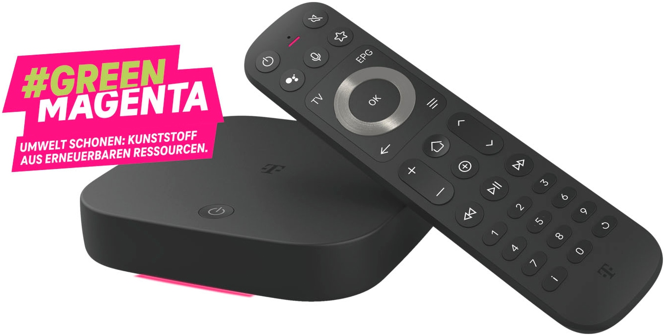 Telekom Streaming-Box »MagentaTV One (2. Generation)«, 4K Ultra HD, HDR, Dolby Vision, Dolby Atmos, über 150 TV Sender