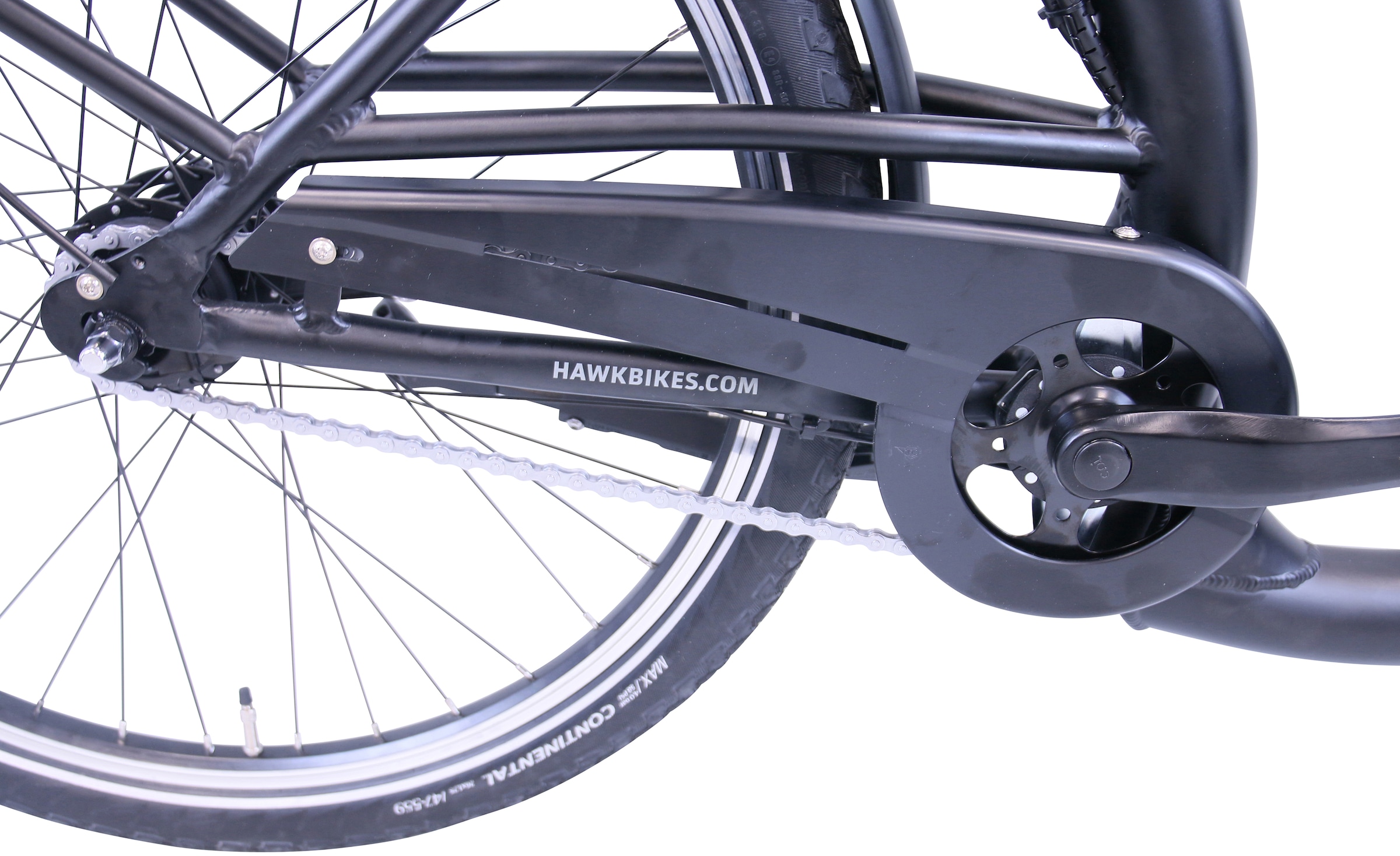 HAWK Bikes E-Bike »HAWK eCity Comfort«, 7 Gang, Shimano, Nexus 7-Gang, Frontmotor 250 W