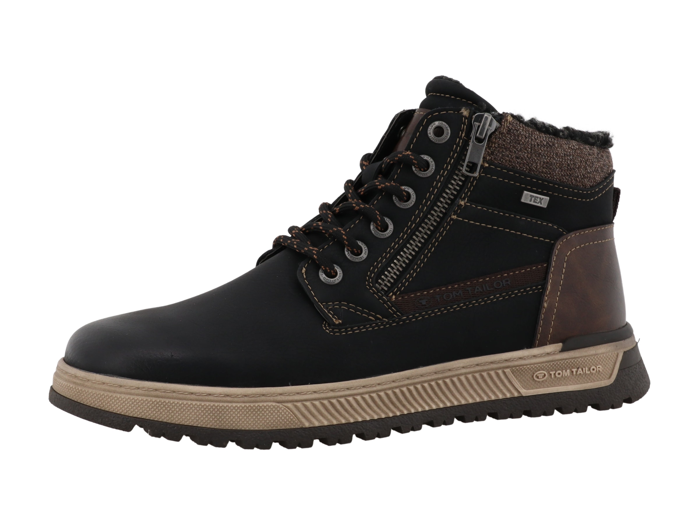 TOM TAILOR Winterboots Schnürboots, Winterboots mit Reißverschluss