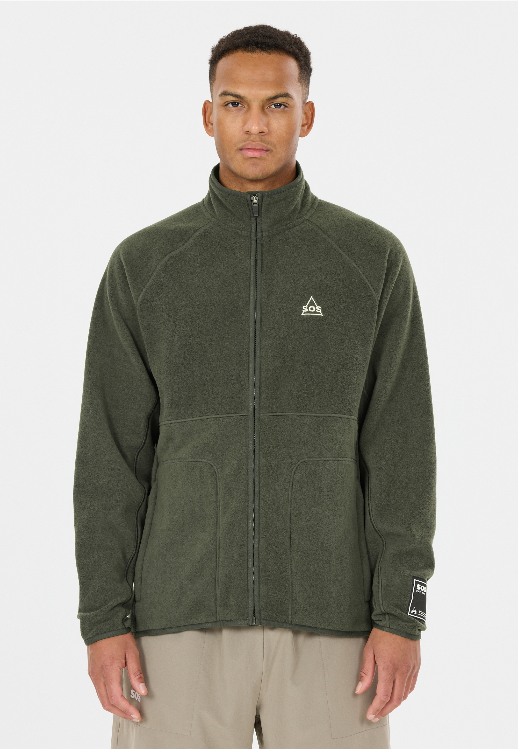 SOS Fleecejacke "Munson" aus atmungsaktivem und weichem Stoff günstig online kaufen