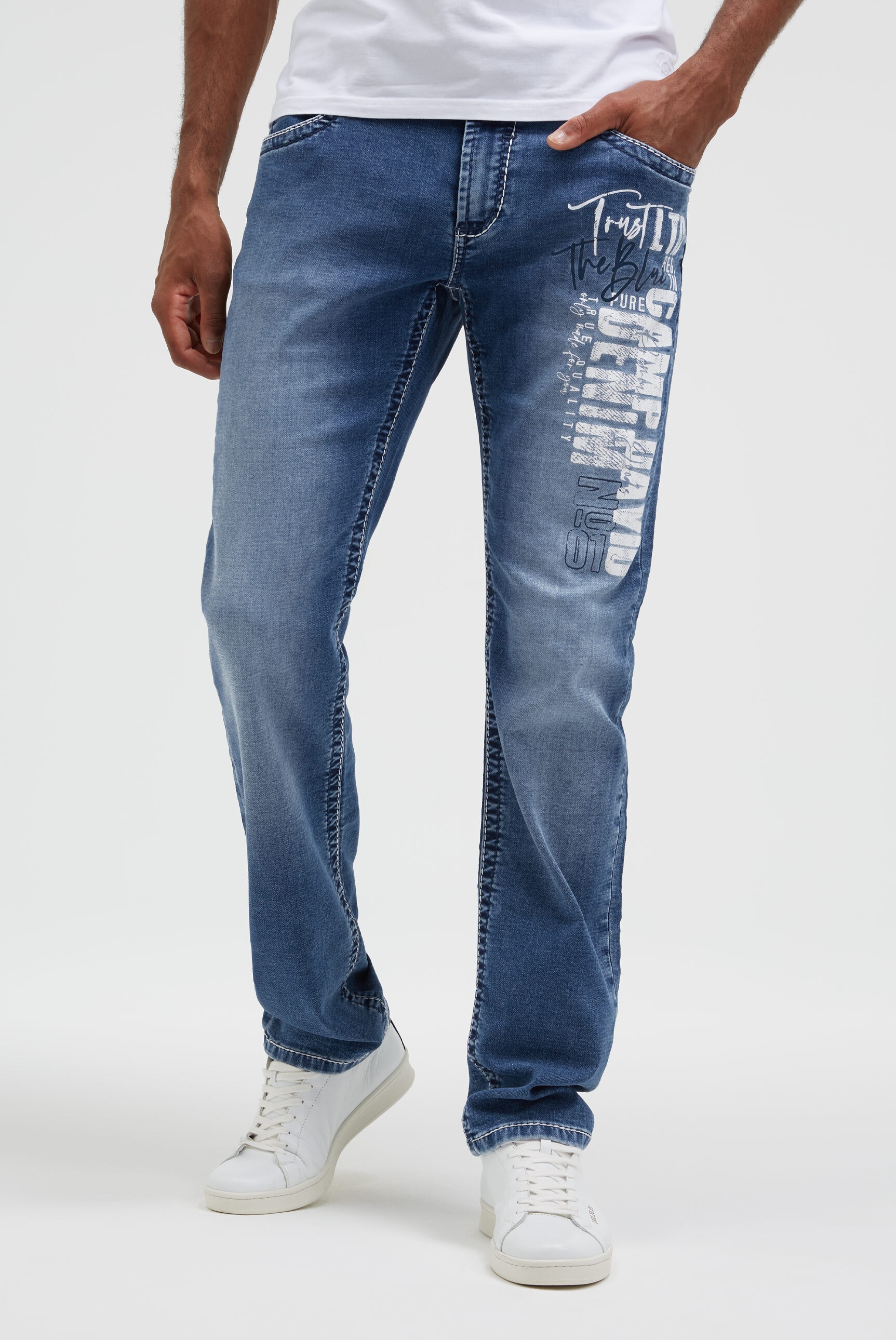 CAMP DAVID Regular-fit-Jeans mit normaler Leibhöhe günstig online kaufen