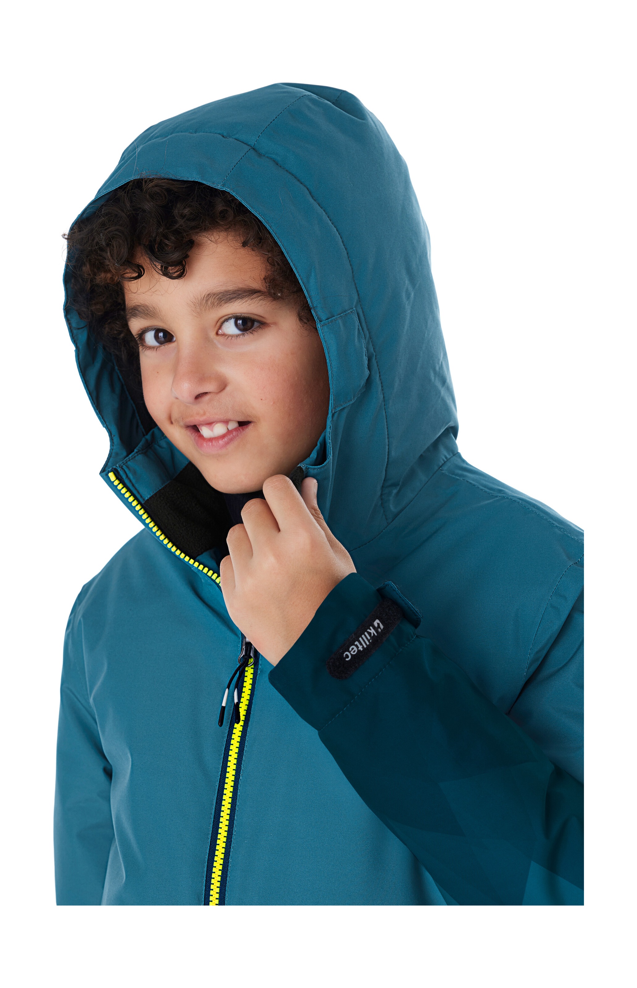 Killtec Skijacke »KSW 383 BYS SKI JCKT«, Wasser- und winddichte Skijacke mit verstellbarer Kapuze