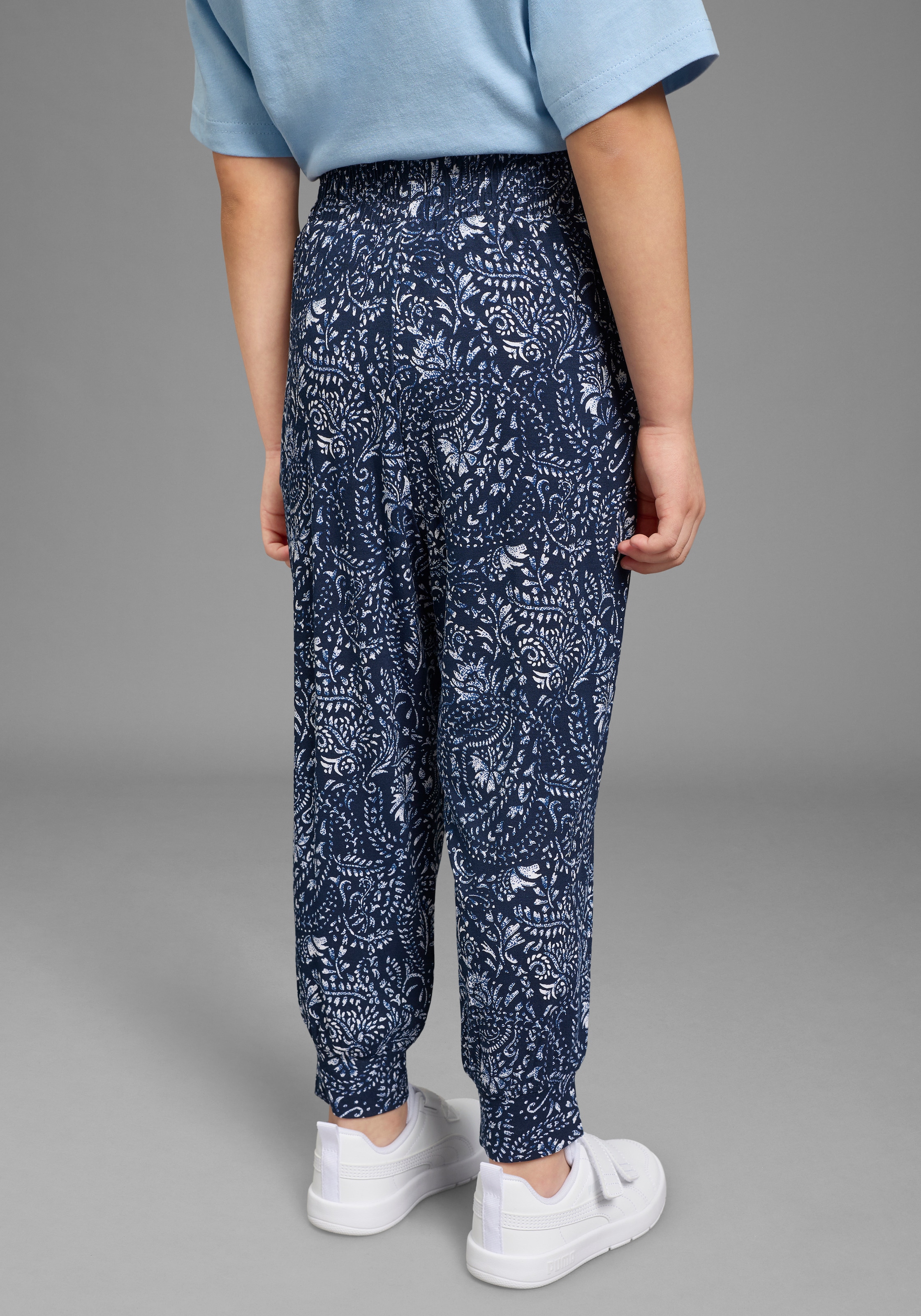 KIDSWORLD Jerseyhose »Viskose Haremshose«  für Mädchen, bequeme Passform, aus weichem Single Jersey