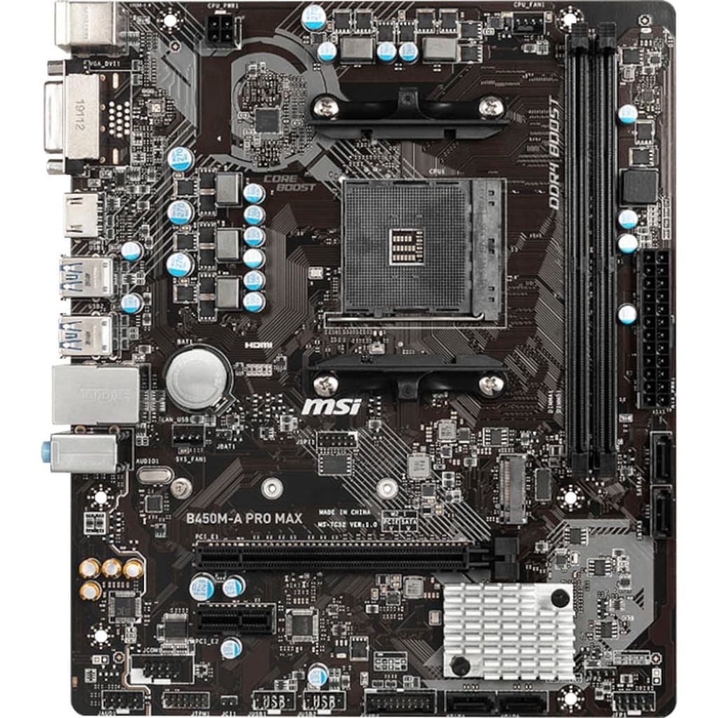 MSI Mainboard »B450M-A PRO MAX«