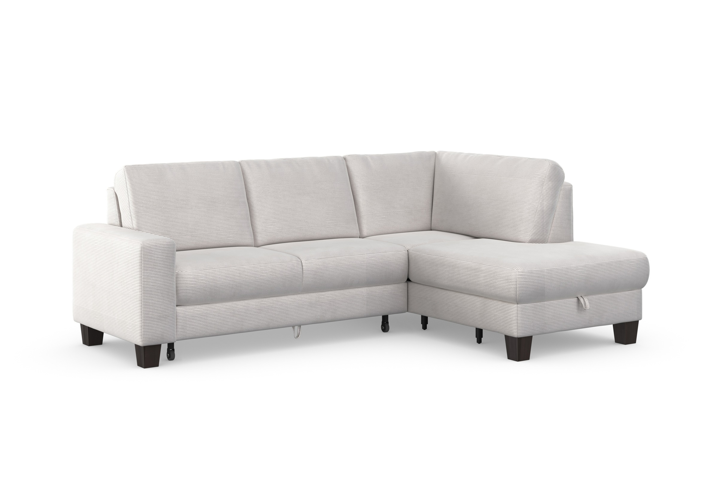 Thumbnail - Home affaire Ecksofa "Summer L-Form" mit Ottomane, mit oder ohne Bettfunktion und Bettkasten, Cord-Bezug