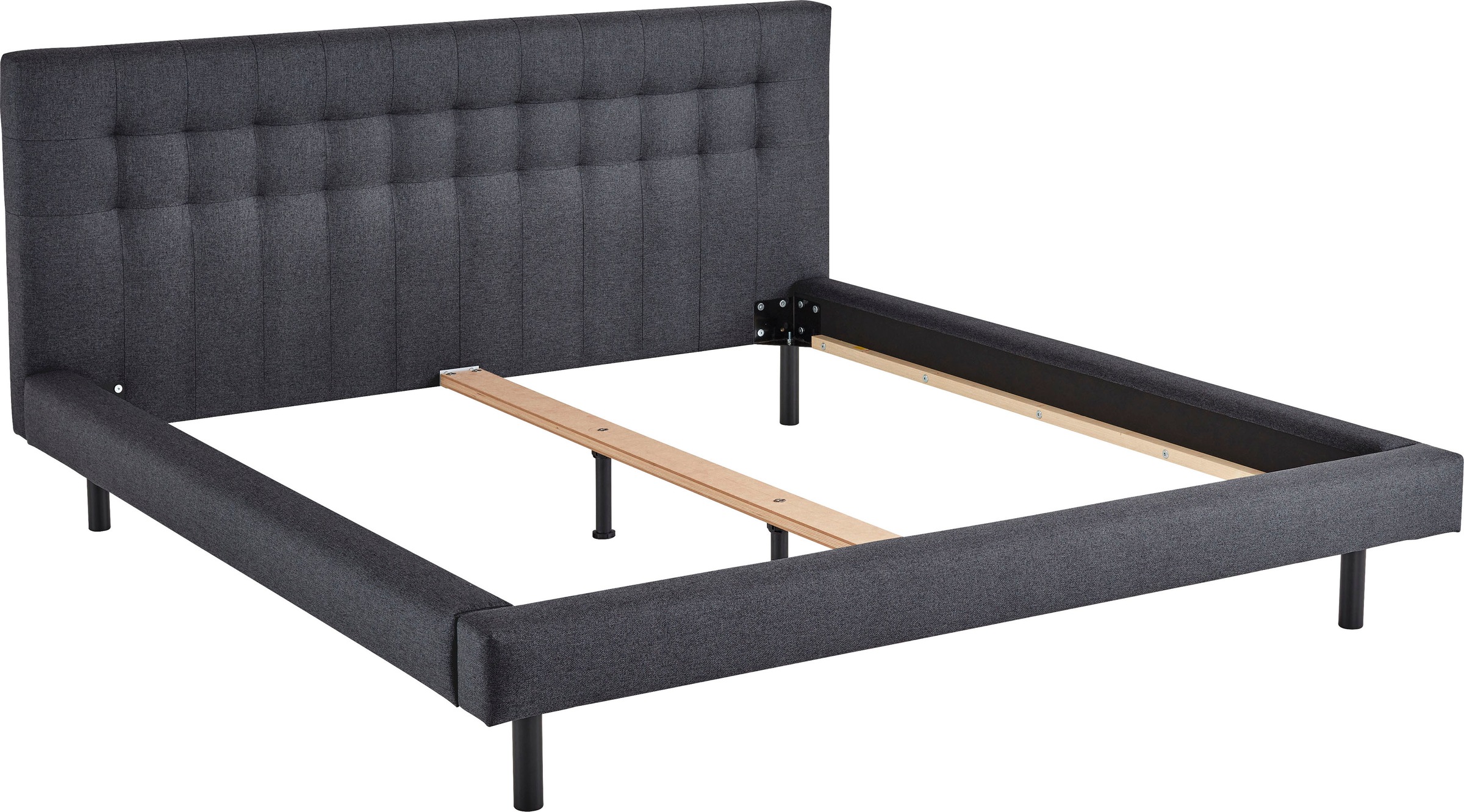 Home affaire Polsterbett "Tobjörn" Mit breitem Futon-Rahmen günstig online kaufen