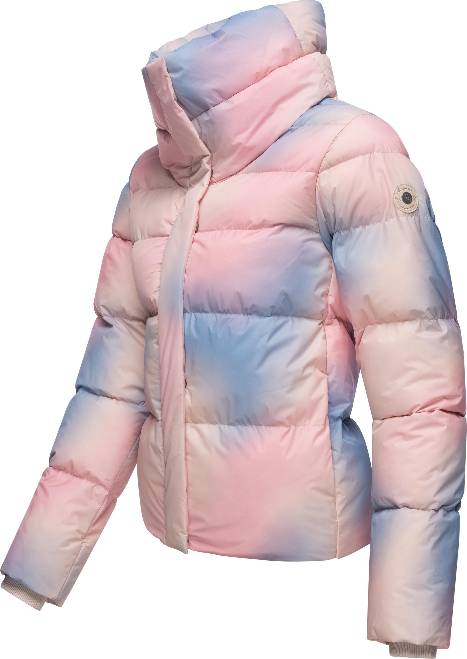 Ragwear Steppjacke "Lunis Ombre", ohne Kapuze, stylische, cropped Winter Ku günstig online kaufen