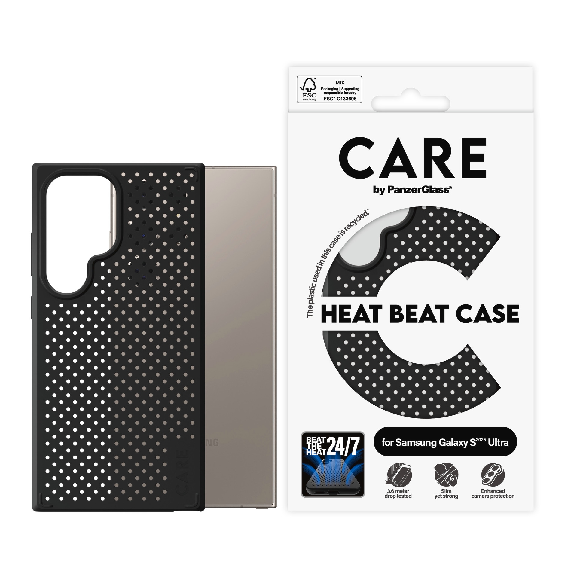 CARE by PanzerGlass Mobiliojo telefono dėklas »Heat Beat C...